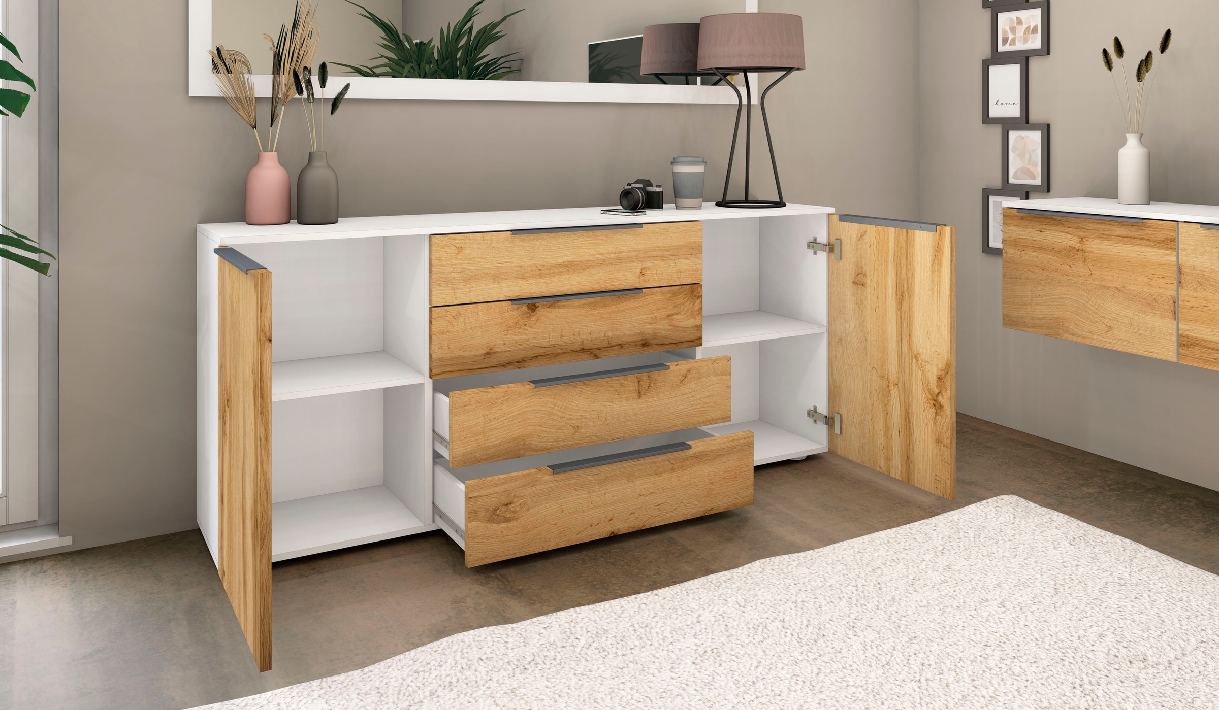 borchardt Möbel Sideboard »Tom«, Breite 166 cm
