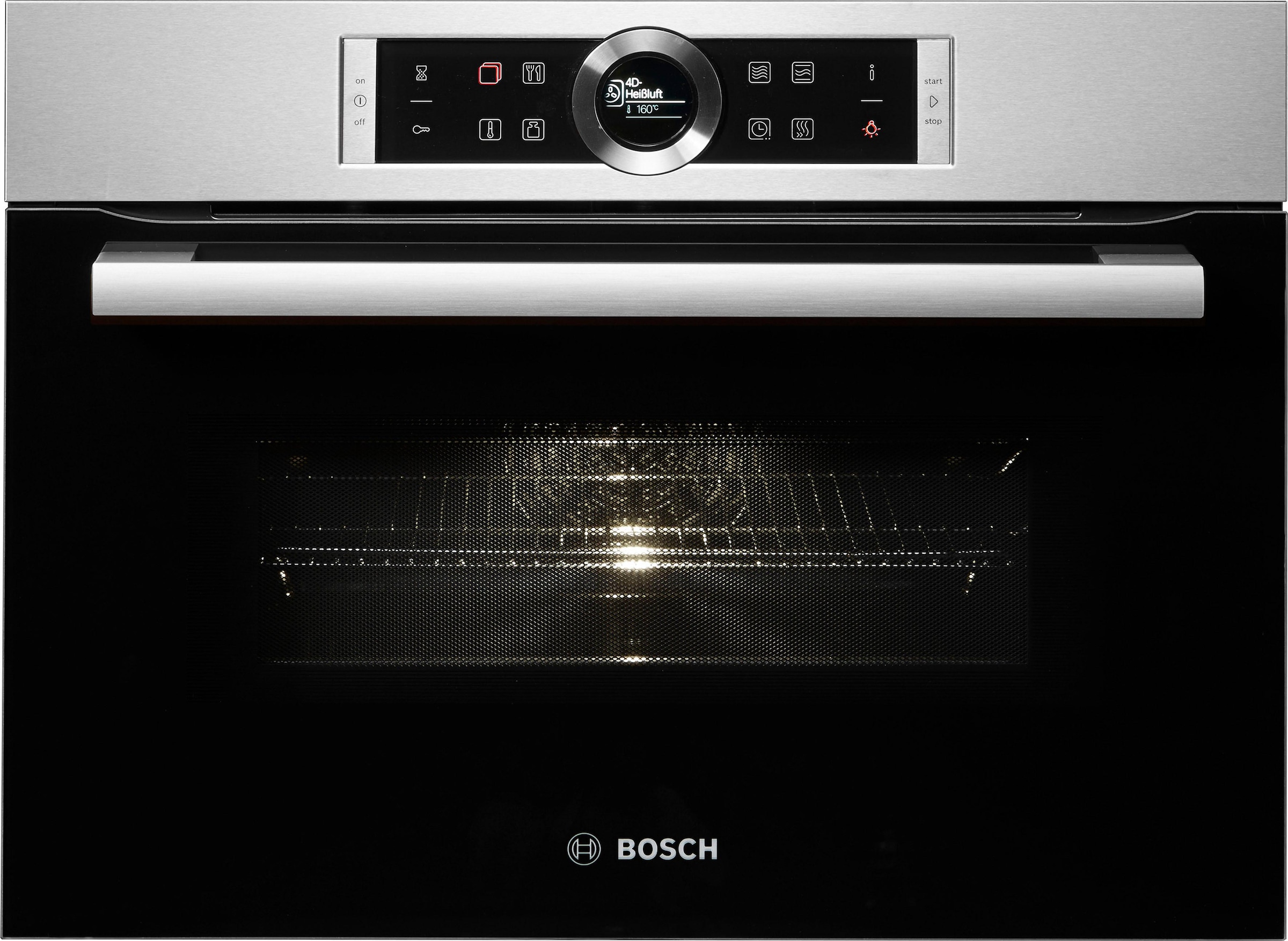 BOSCH Backofen mit Mikrowelle »CMG633BS1«, CMG633BS1, mit Automatikprogrammen