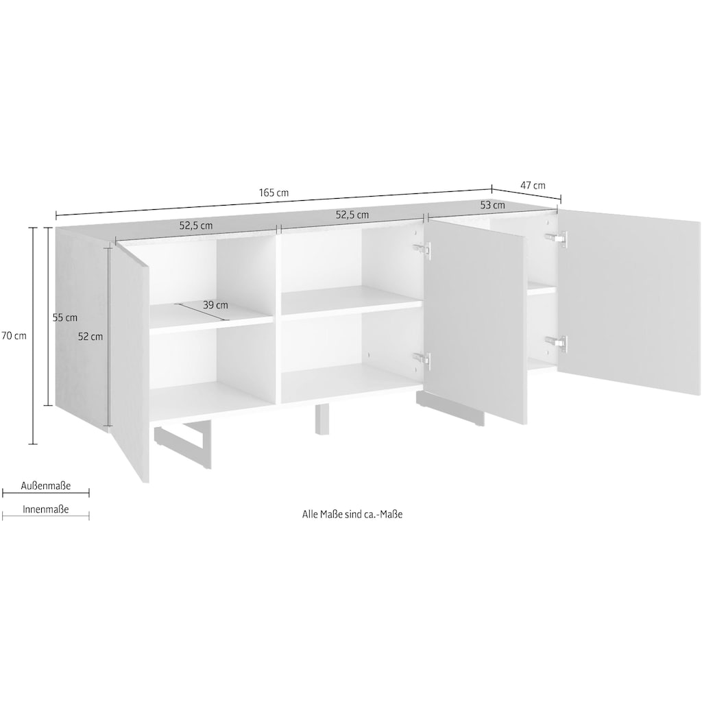 DIVENTA Sideboard »KORFU«