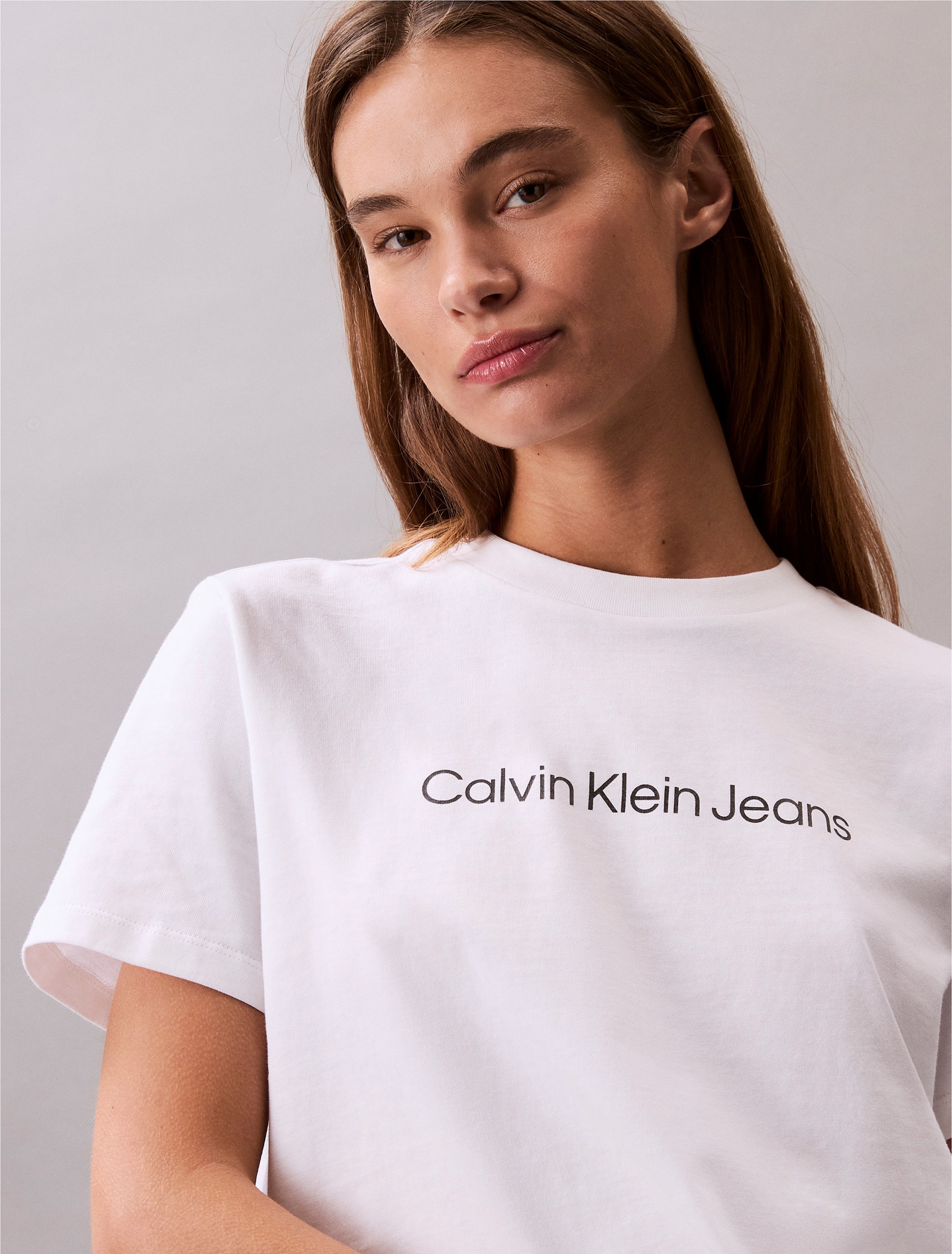 Calvin Klein Jeans T-Shirt »A- INST. LOGO CLASSIC TEE SS«, mit Logoschriftzug