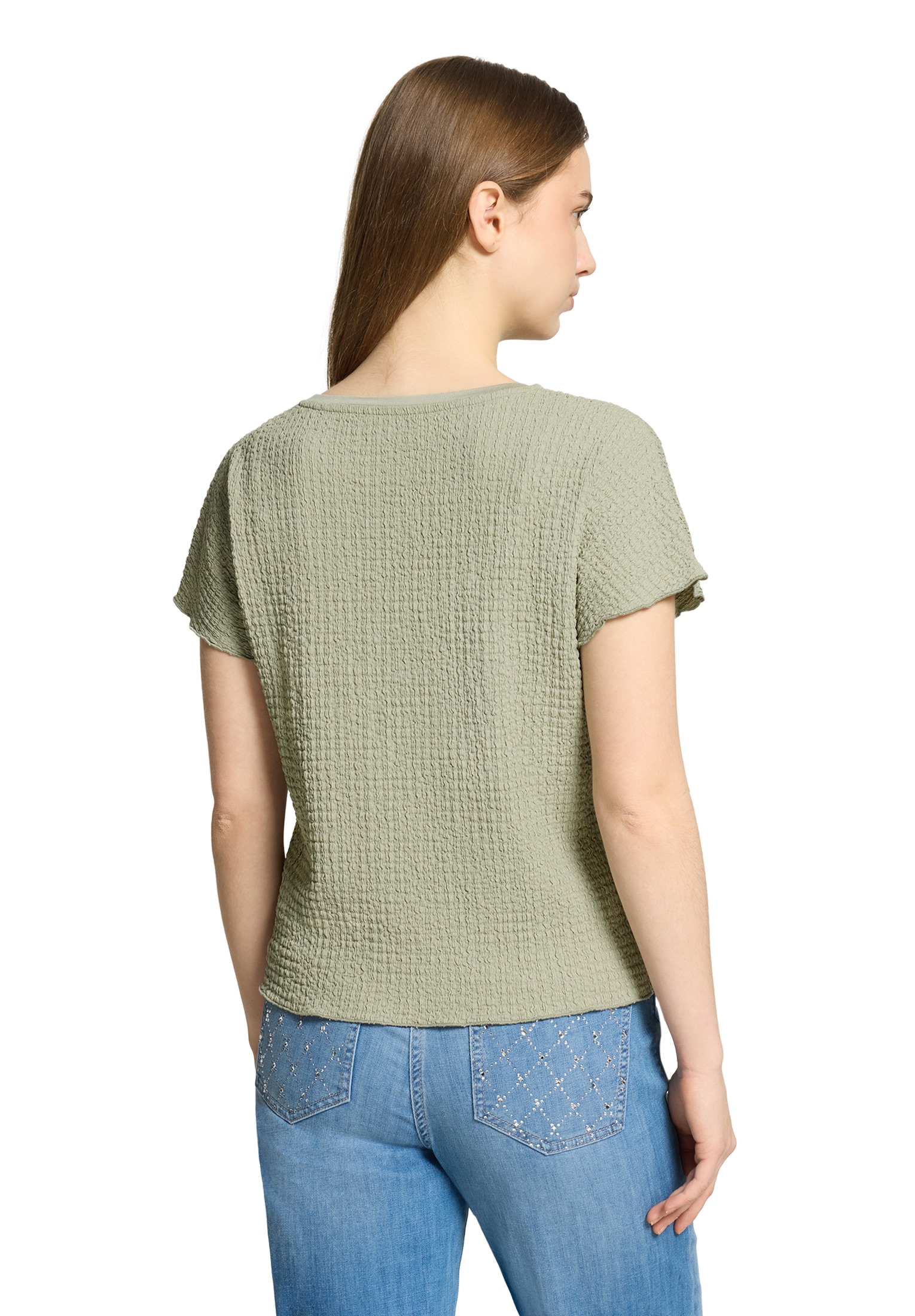 Betty Barclay Rundhalsshirt »Strukturshirt mit U-Boot-Ausschnitt«