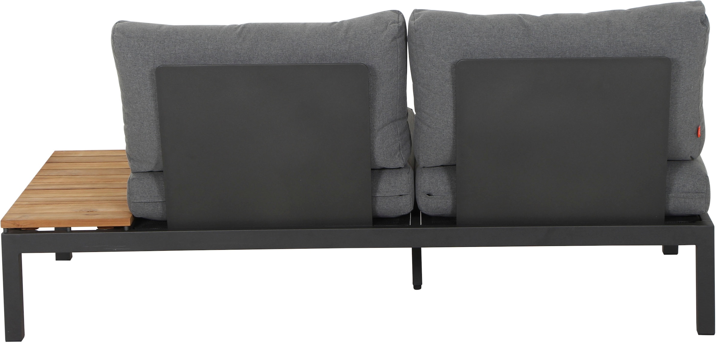 Siena Garden Gartenlounge-Set »Alvida« Set, 15 Stk. tlg. best. aus 2 Sofas, 1 Ecksofa, 1 Tisch und 12 Kissen