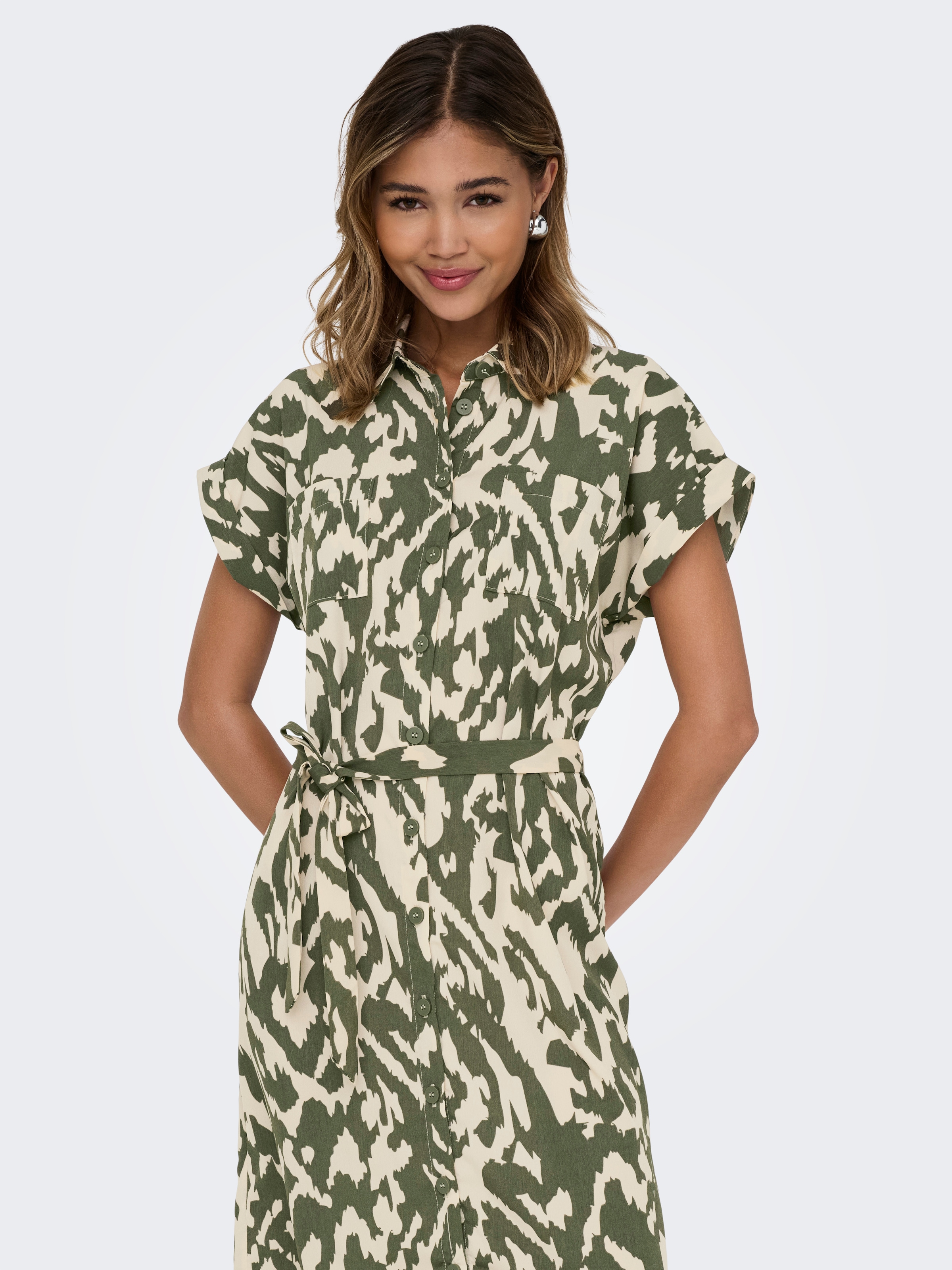 ONLY Hemdblusenkleid »ONLHANNOVER S/S SHIRT DRESS NOOS WVN«