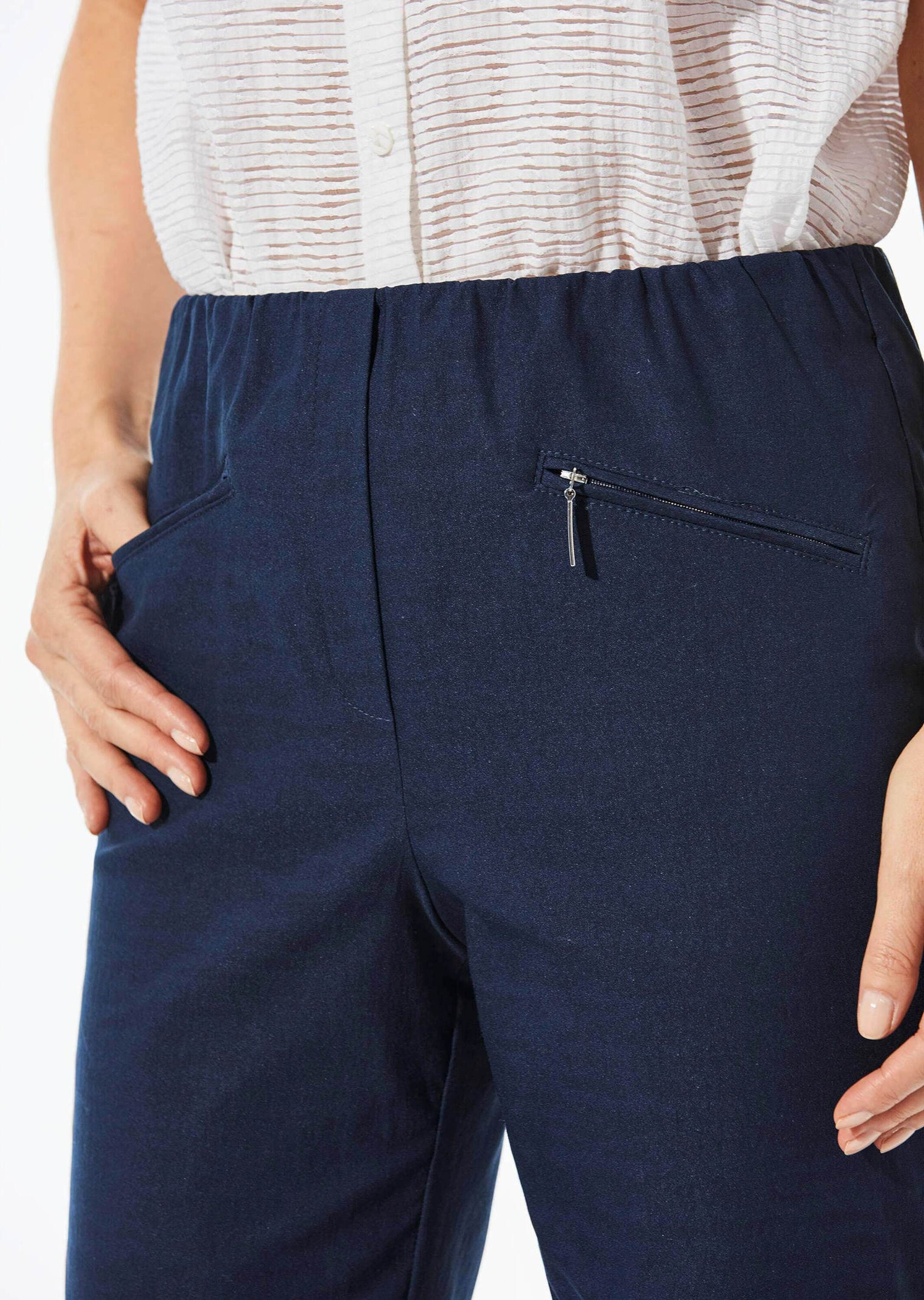 GOLDNER 2-in-1-Hose »Schlupfhose LOUISA mit Steppnähten«