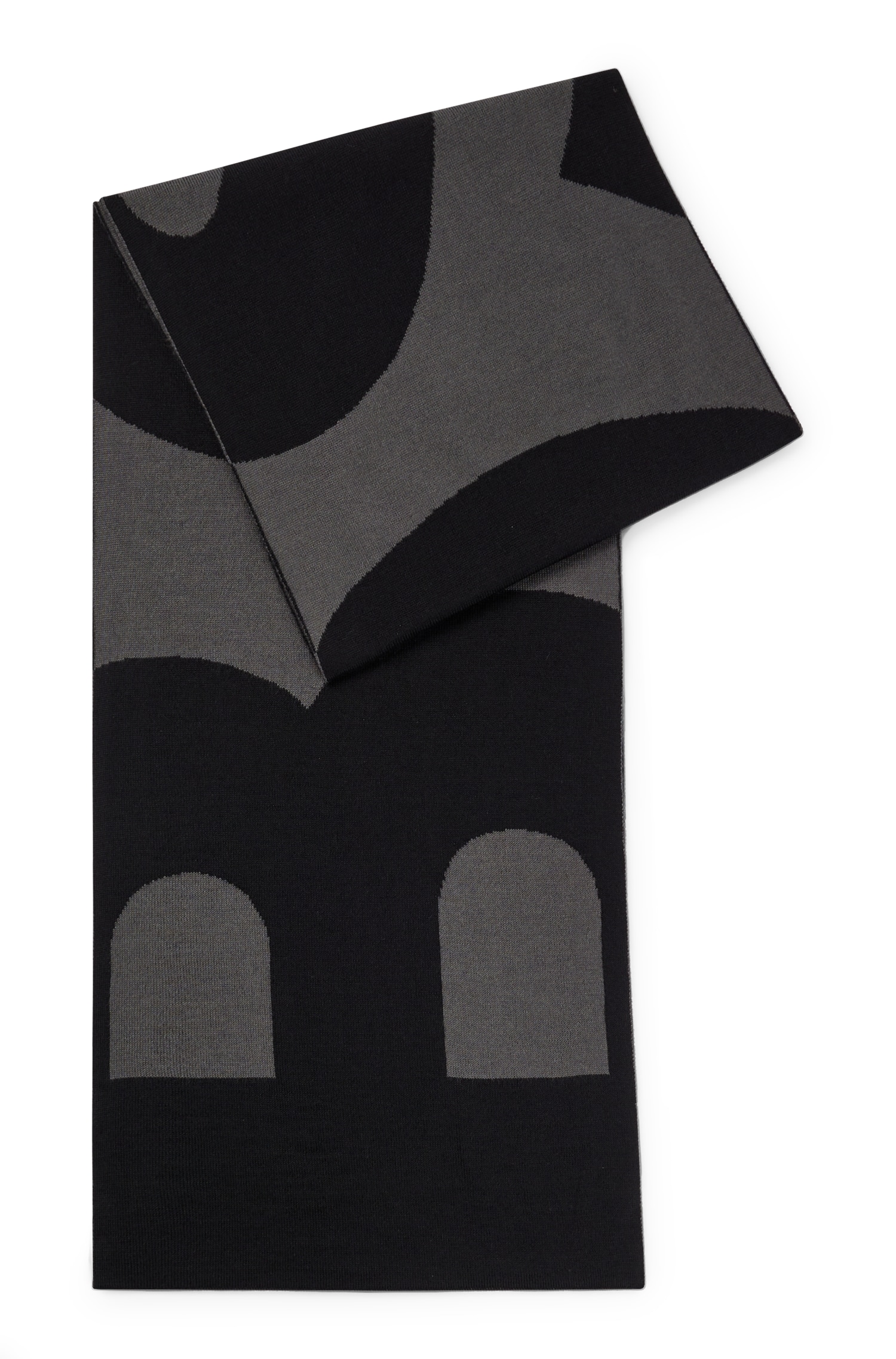 BOSS GREEN Schal »Acro_Scarf-X«, in gemustertem Design im OTTO Online Shop | Strickschals