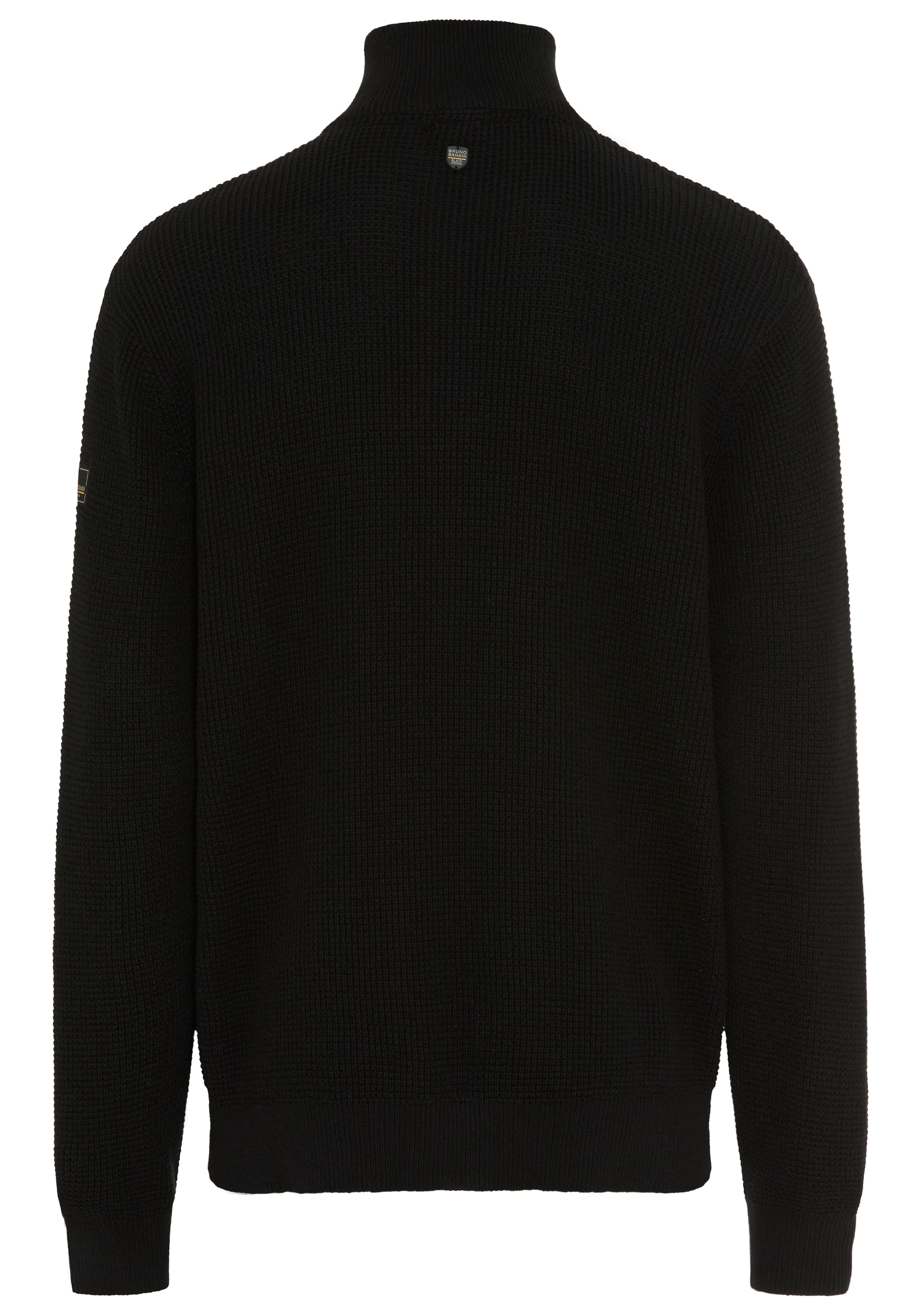 Bruno Banani Troyer »mit modischer Reißverschlussblende« Markante Strickstruktur trifft auf cleane Details.. modisch, elegant