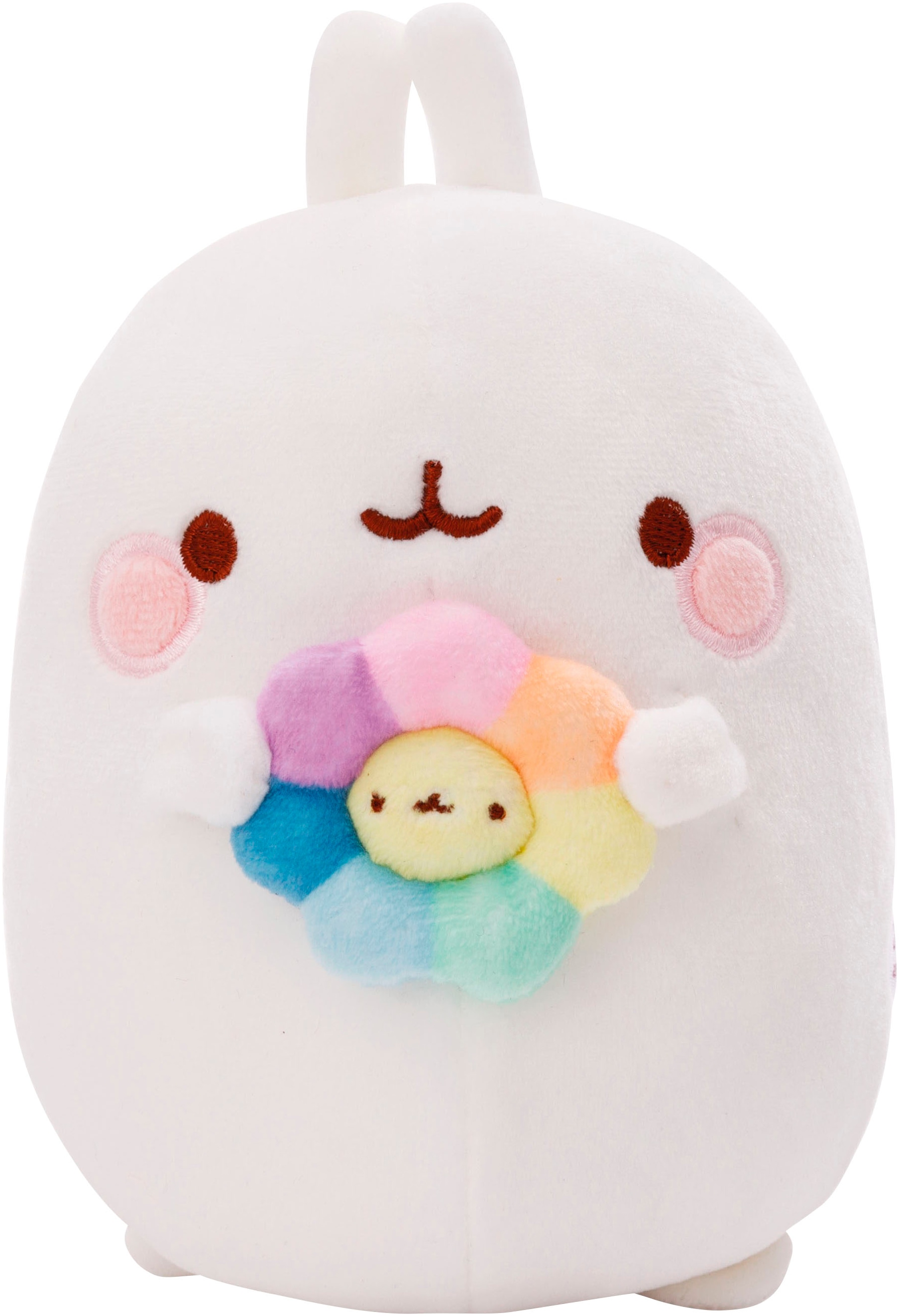 Nici Kuscheltier »Molang mit Regenbogenblume, 24 cm« in Geschenkverpackung