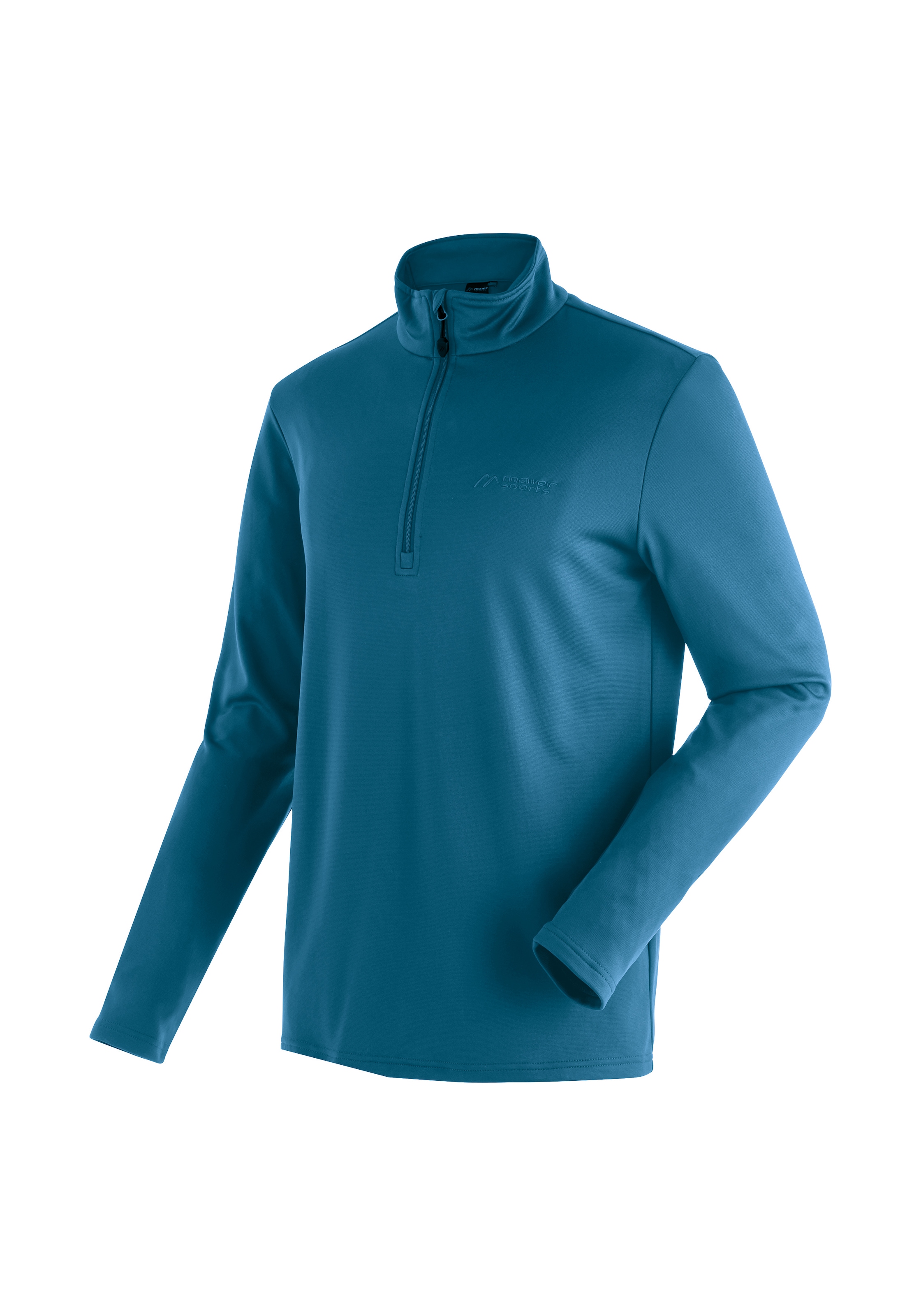 Maier Sports Fleecepullover »Felix«, Herren Fleece, funktioneller Midlayer, Half-Zip, Regular Fit
