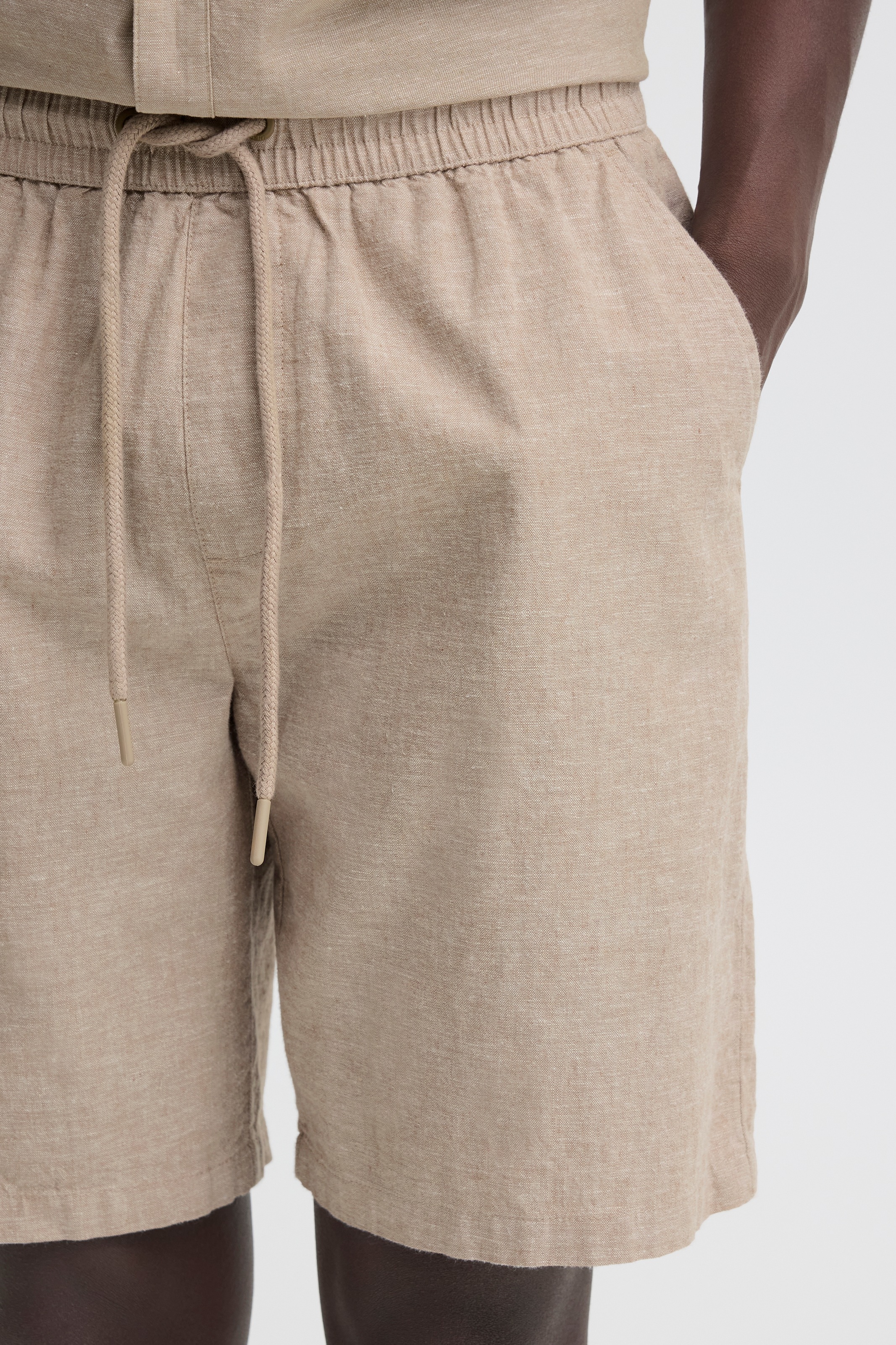 Blend Bermudas »BHABAN LIN SHORTS PP NOOS«  in sommerlicher Leinen-Optik