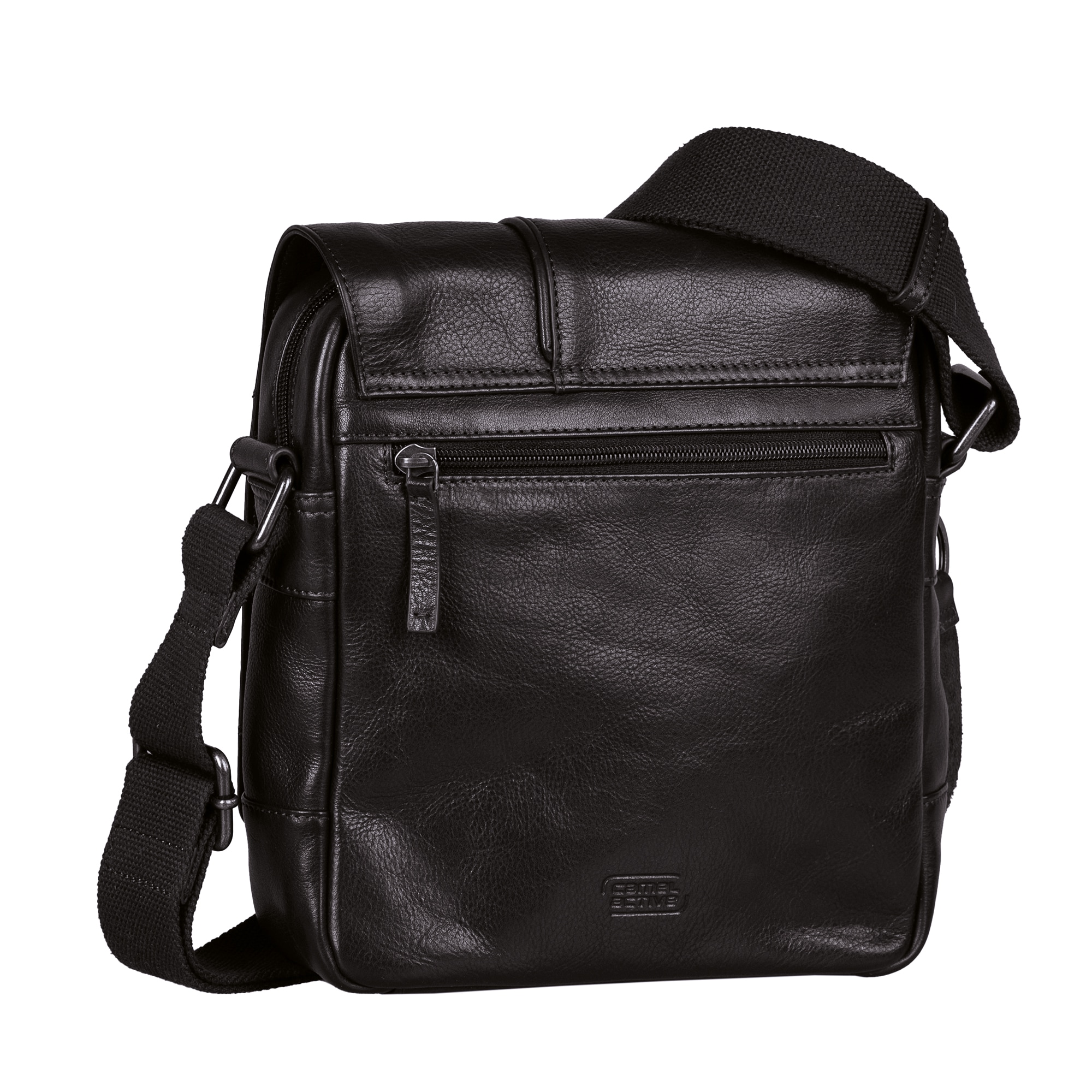 camel active Umhängetasche »Pine« aus pflanzlich gegerbtem Rindsleder im kernigen Look