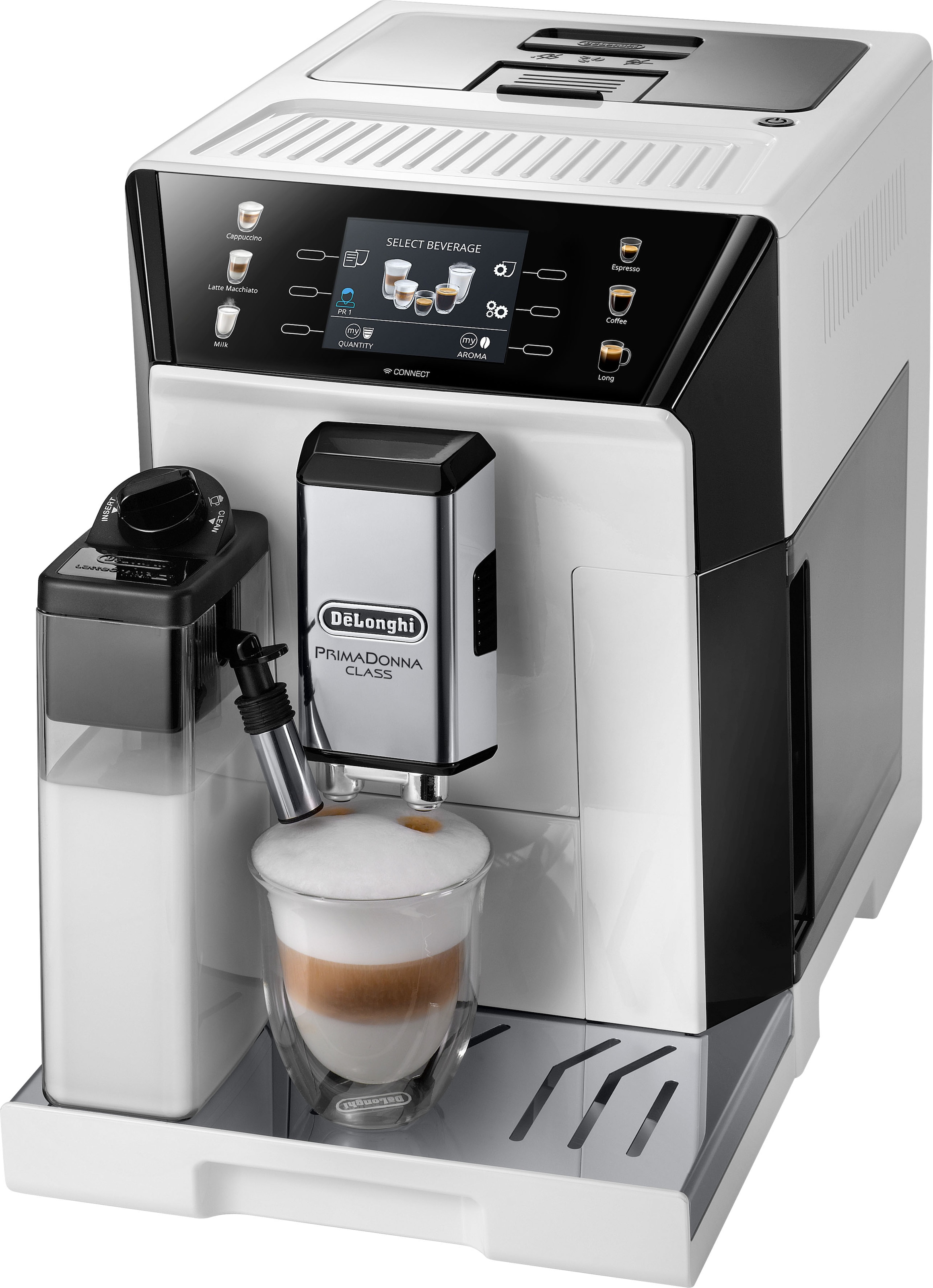 550.65.W, Kaffeevollautomat De\'Longhi ECAM weiß« OTTO »PrimaDonna bei bestellen Class jetzt