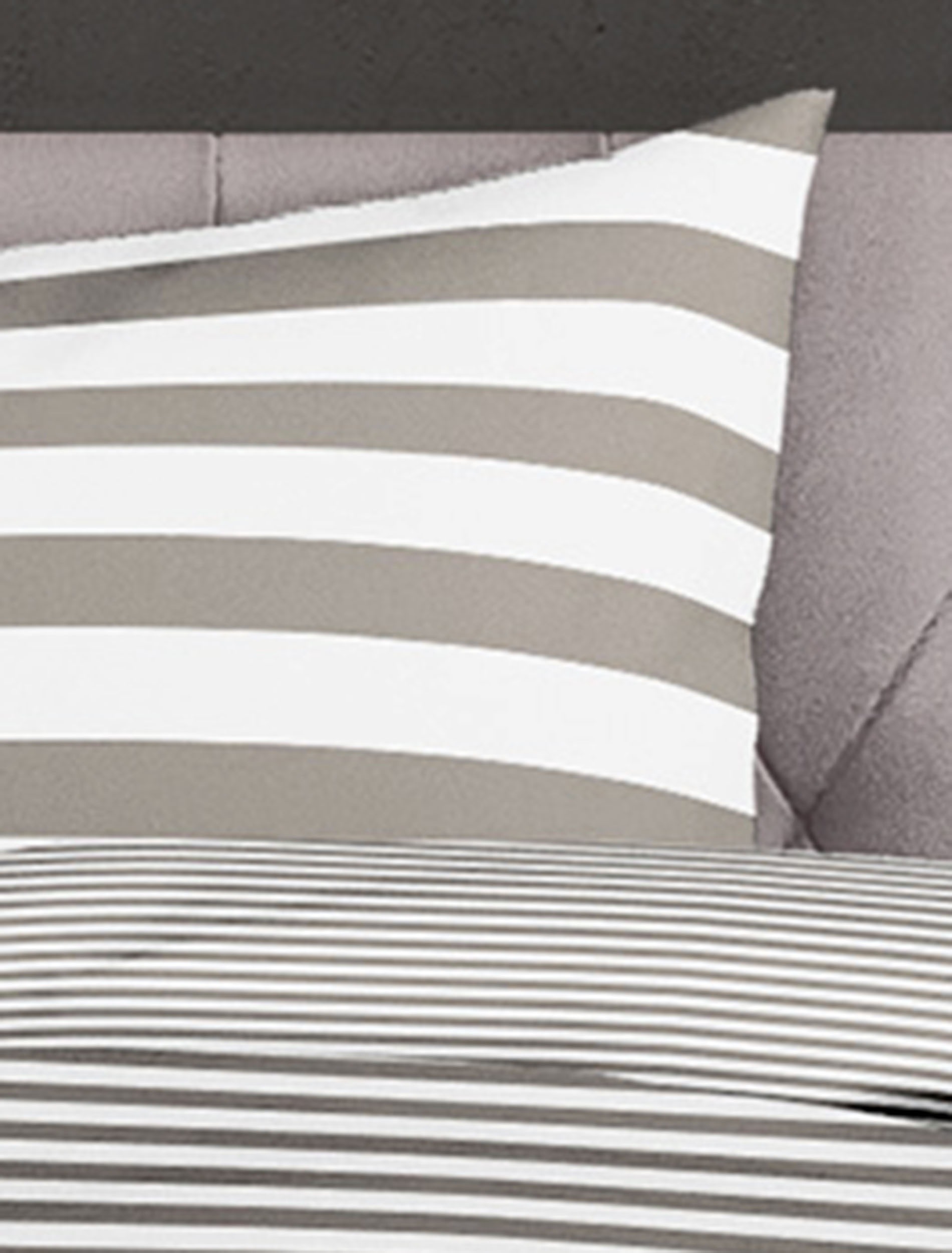 BIERBAUM Bettwäsche »Modern Stripes«, Mako-Satin, 100 % Baumwolle, gestreift, pflegeleicht