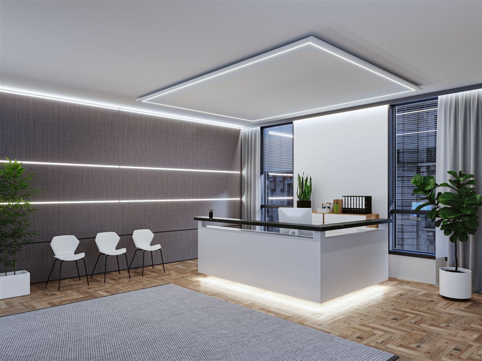 Paulmann LED-Streifen »MaxLED 1000 Basis Set 1,5m Daylight 18W 230/24V silber Kunststoff«, 1 St.-flammig, Full-Line COB 6500K