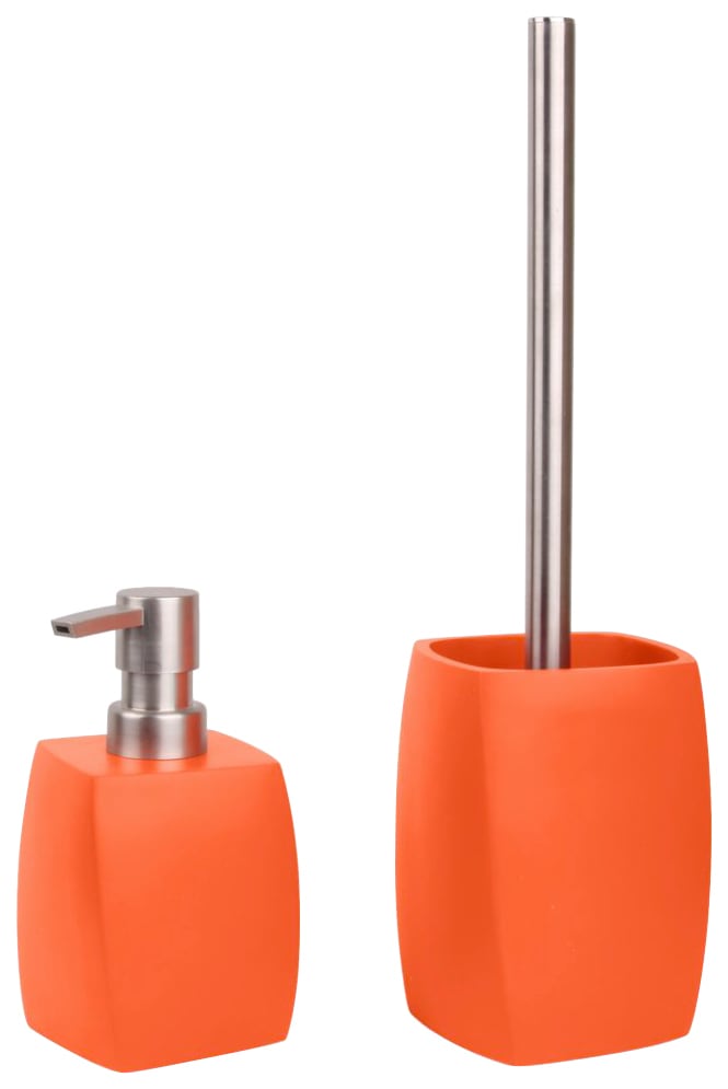 Sanilo Badaccessoire-Set »Sandy« WC-Sitz, Badteppich, Stöpsel, Seifenspender und WC-Bürste