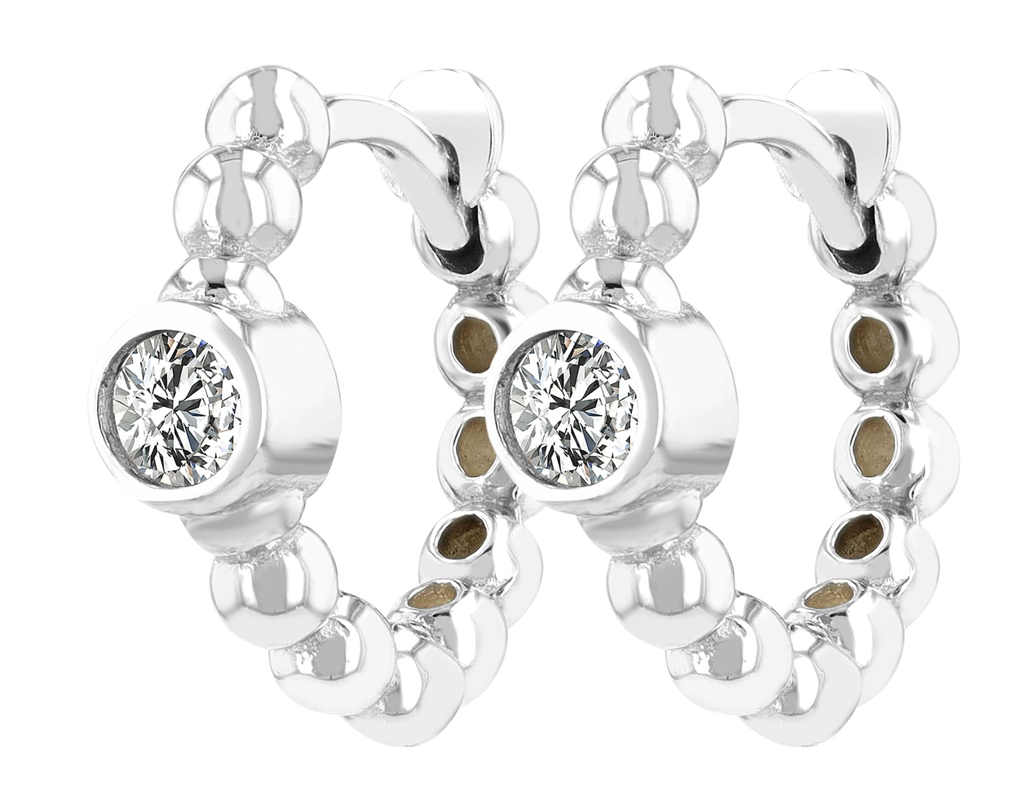 Adelia´s Paar Creolen »Damen Ohrringe ¿ Creole aus 925 Silber«