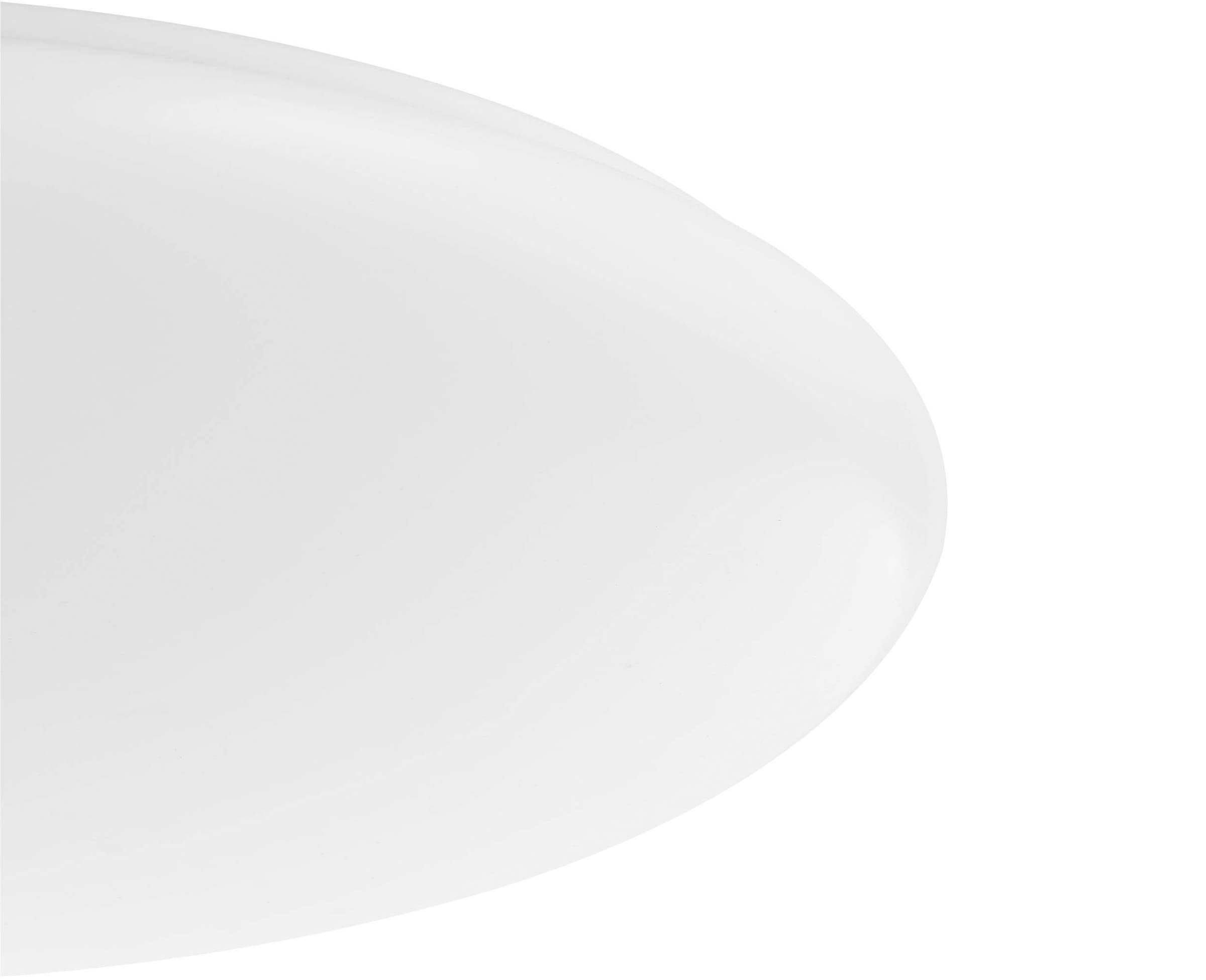 EGLO Deckenleuchte »Giron Deckenlampe, Stahl und Kunststoff, Wohnzimmerlampe, Flurlampe« LED-Modul 1 Stk. Kaltweiß | Neutralweiß | Warmweiß Wand-/Deckenleuchte - H8,5 x Ø76 cm - weiß - 54,5W inkl.