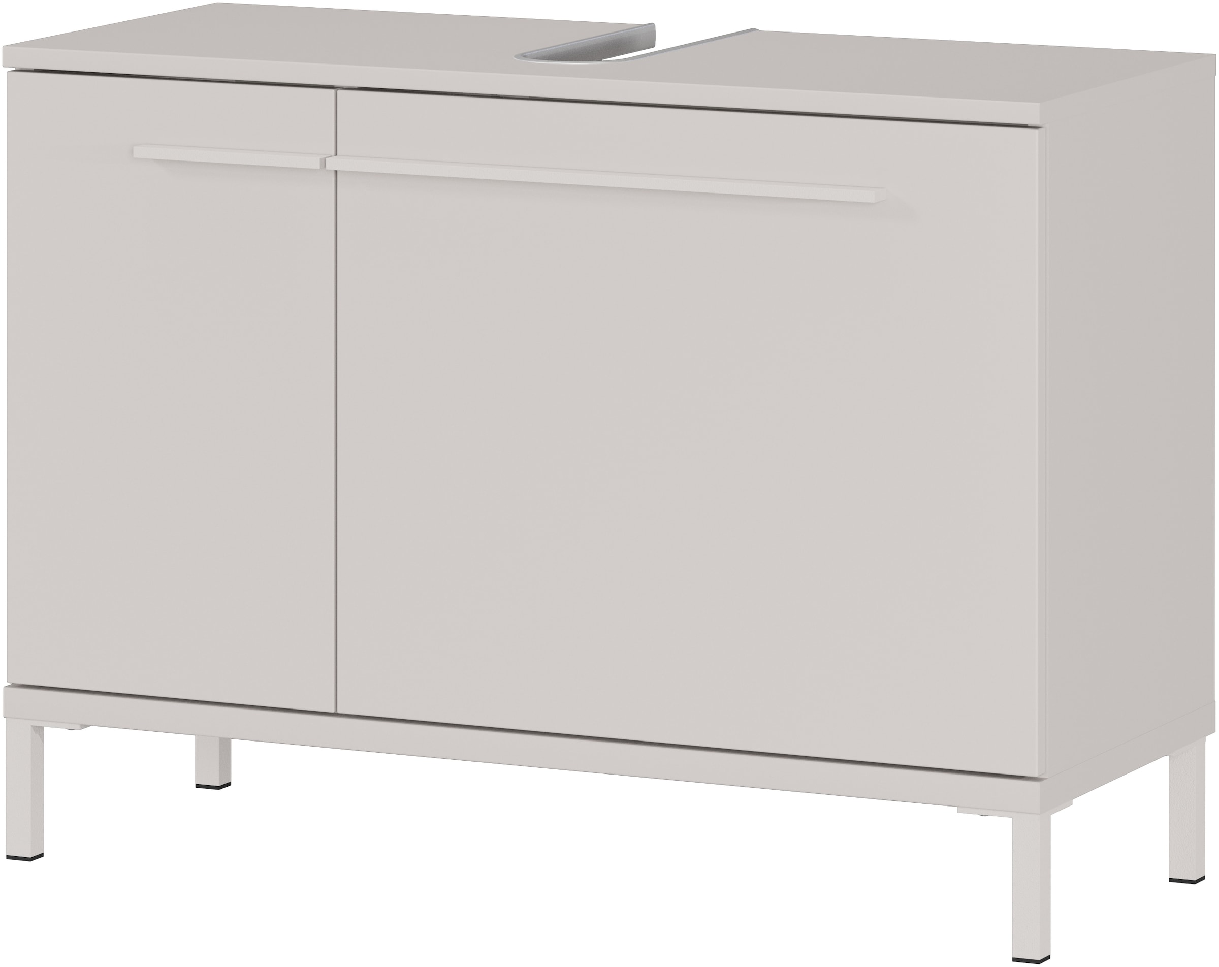 GERMANIA Waschbeckenunterschrank »Waschbeckenunterschrank« 1 Stk. tlg. Waschbeckenunterschrank mit Siphonausschnitt