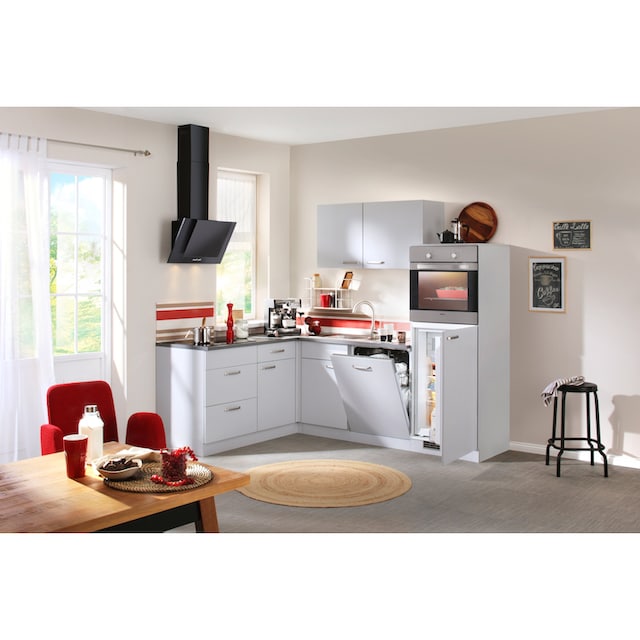 wiho Küchen Winkelküche »Michigan«, mit E-Geräten, 230 x 170 cm kaufen  online bei OTTO