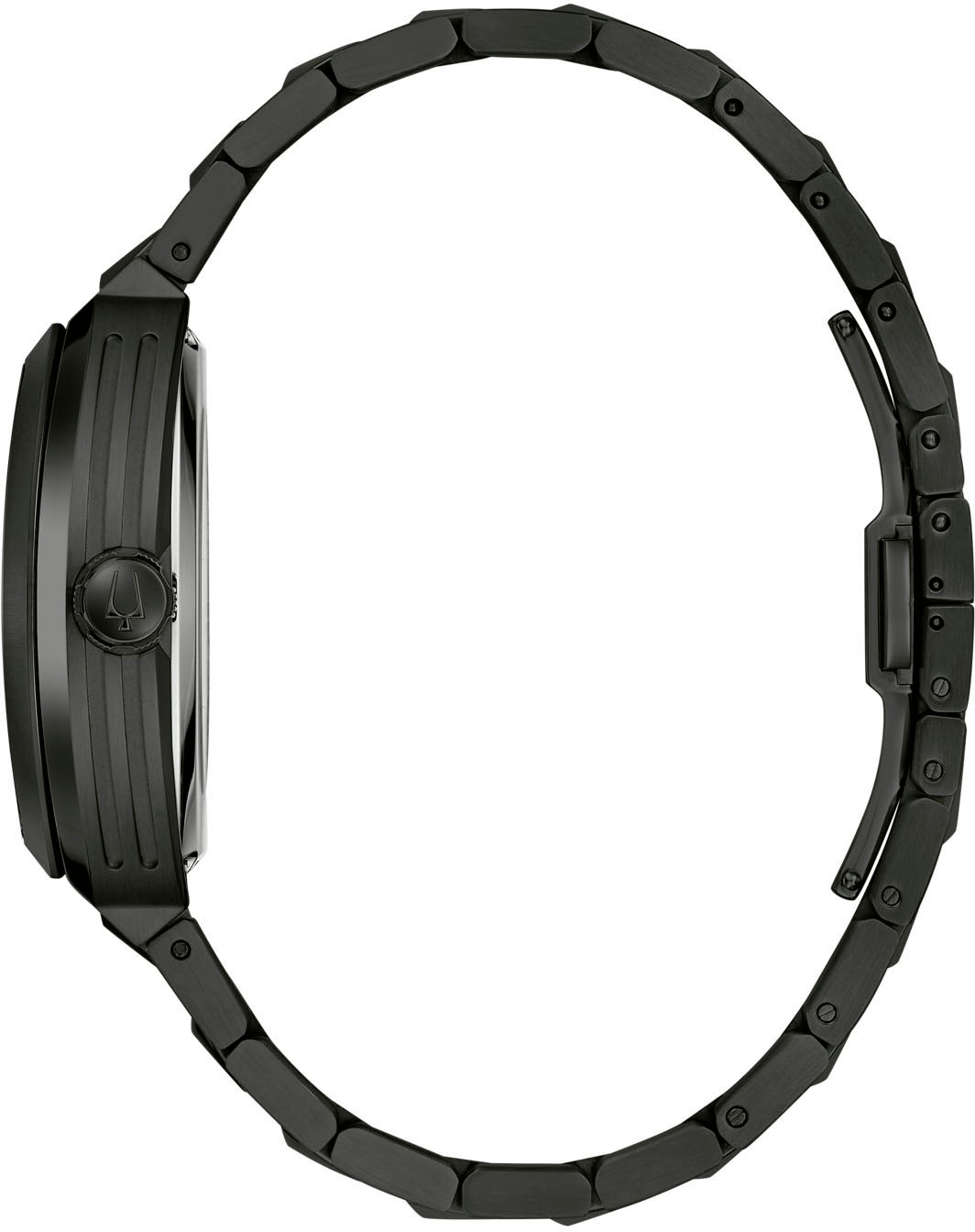Bulova Automatikuhr, Armbanduhr, Herrenuhr, Mechanische Uhr, Edelstahlarmband, analog