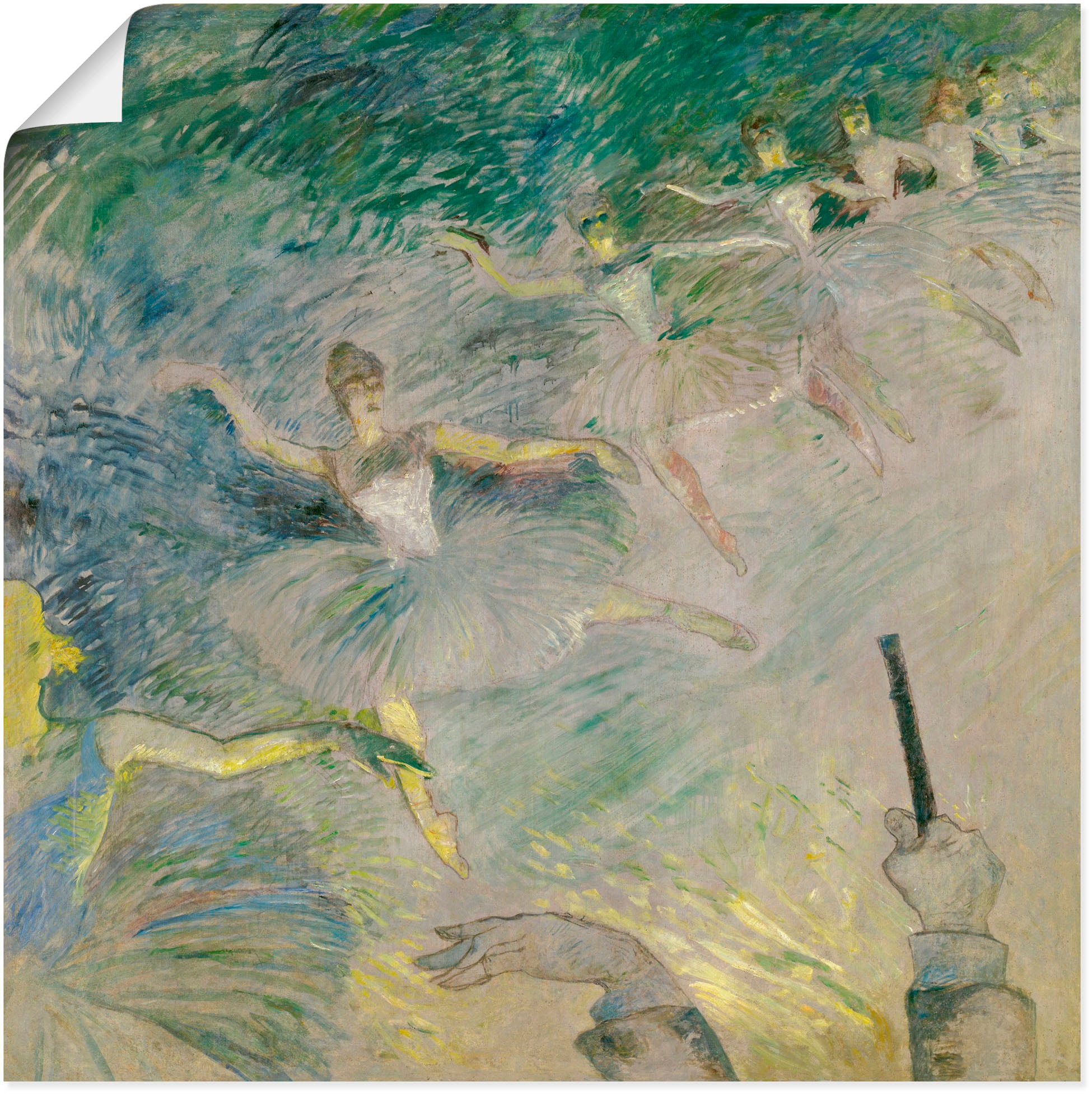 Artland Wandbild »Balletttänzer. 1885/86«, Tanz, (1 St.), in vielen Größen & Produktarten - Alubild / Outdoorbild für den Außenbereich, Leinwandbild, Poster, Wandaufkleber / Wandtattoo auch für Badezimmer geeignet