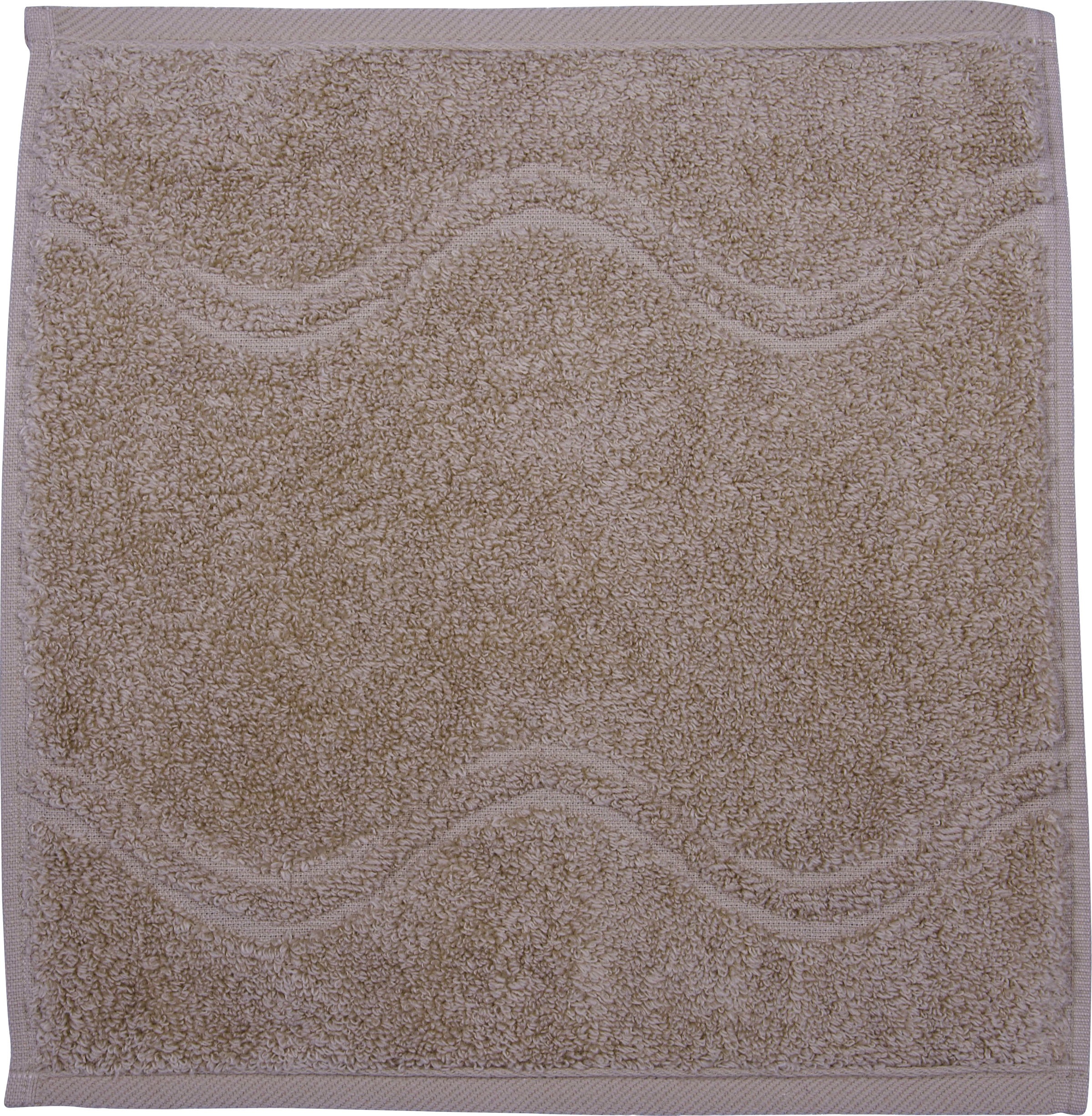 ROSS Seiftuch »Cashmere feeling«, (Packung, 6 St.), mit Wellen-Bordüre