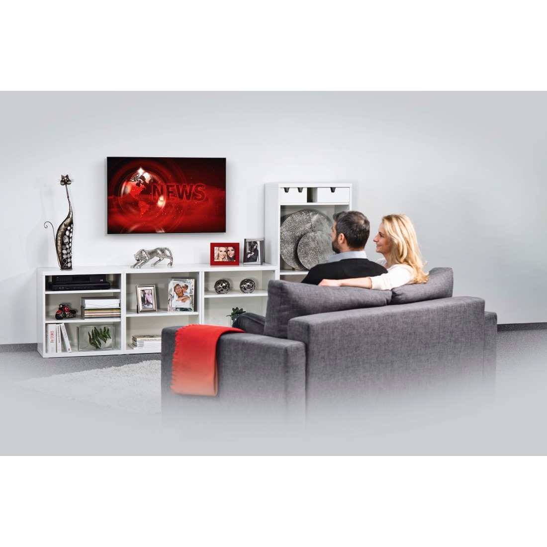 Hama TV-Wandhalterung »TV Wandhalter VESA 400x400 bis 165 cm (65 Zoll) LED  LCD 102 cm (40)«, bis 165 cm Zoll