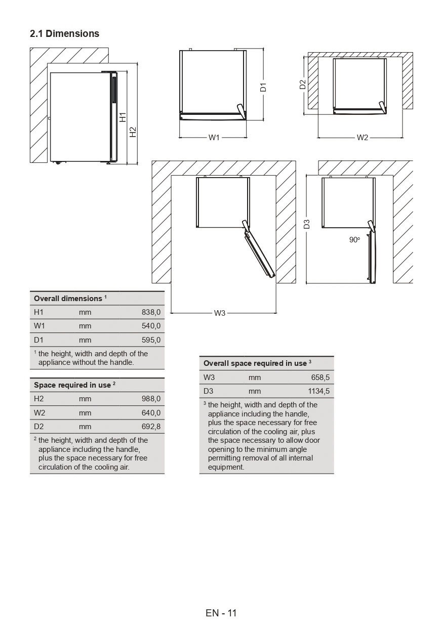 BAUKNECHT Kühlschrank »K55V1 112W«