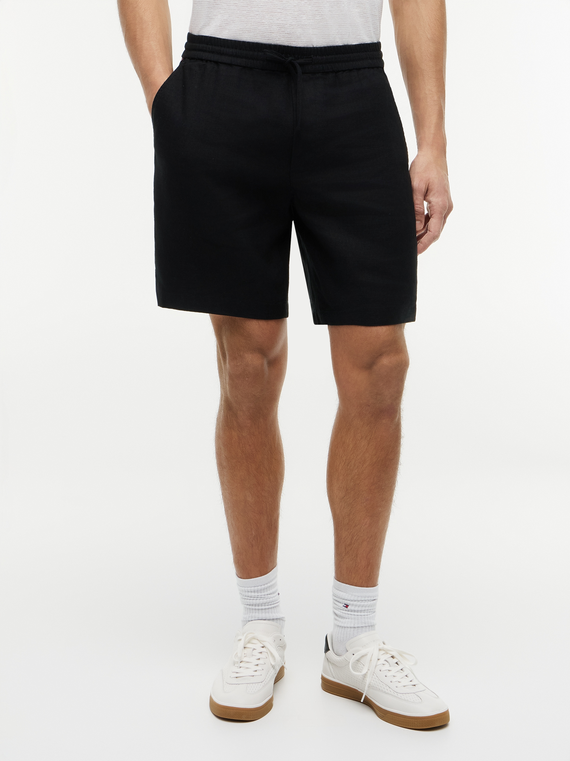 Tommy Hilfiger Chinoshorts »DOVER«  aus Leinenmix, elastischer Bund