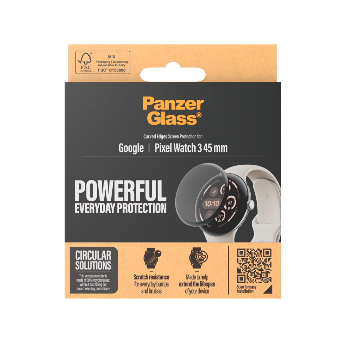 CARE by PanzerGlass Displayschutzglas »Curved Edges Screen Protection«, Displayschutzfolie, Schutzfolie, Bildschirmschutz, kratz- & stoßfest