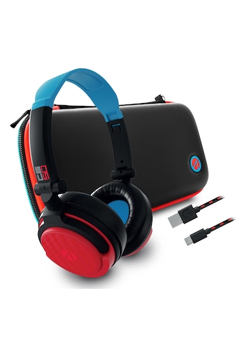 Zubehör Nintendo »Switch Premium Travel Kit (C6-50 Headset, Tasche, 2m USB-C Kabel)«