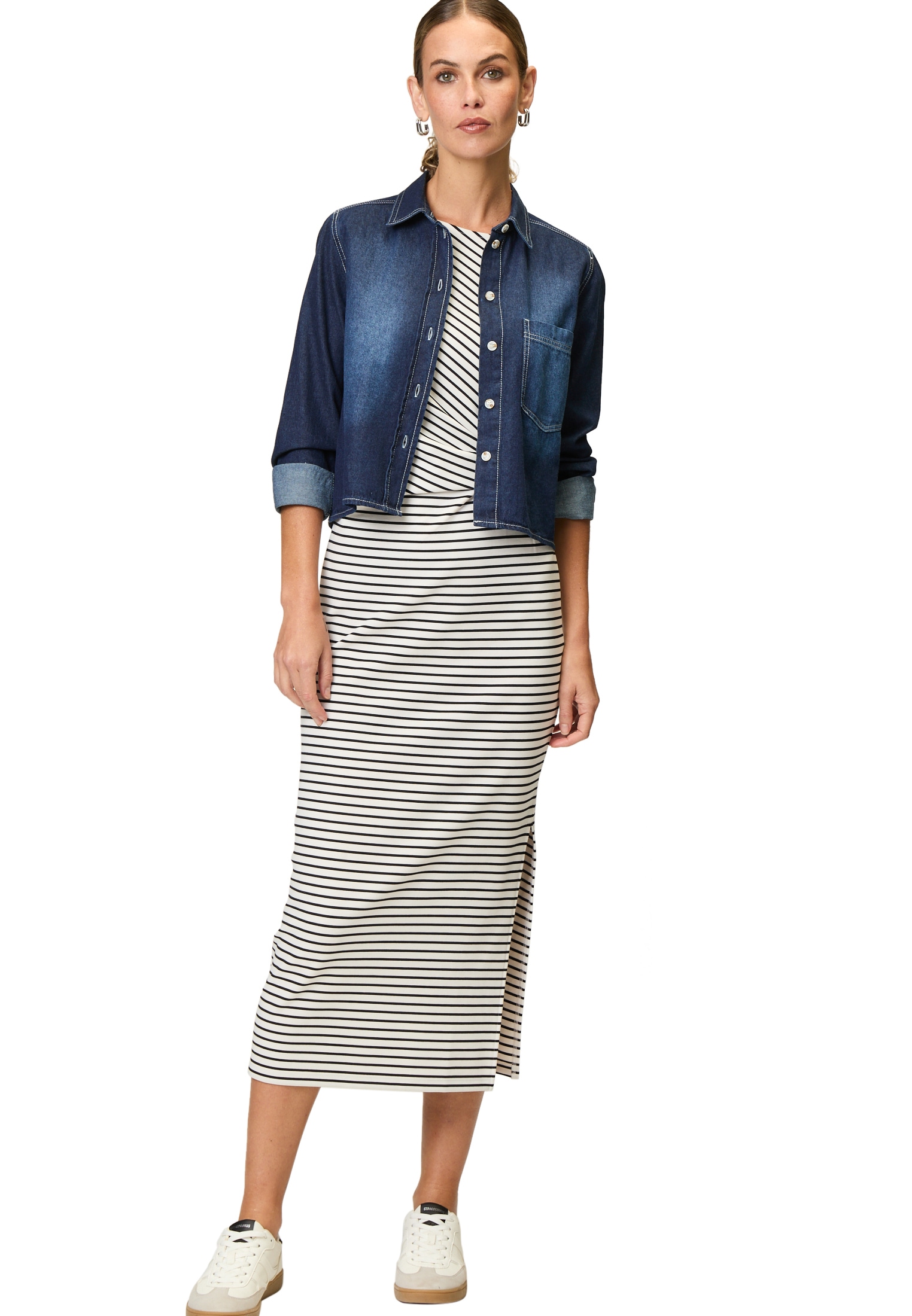 Zero Jerseykleid »Jerseykleid mit Streifen«