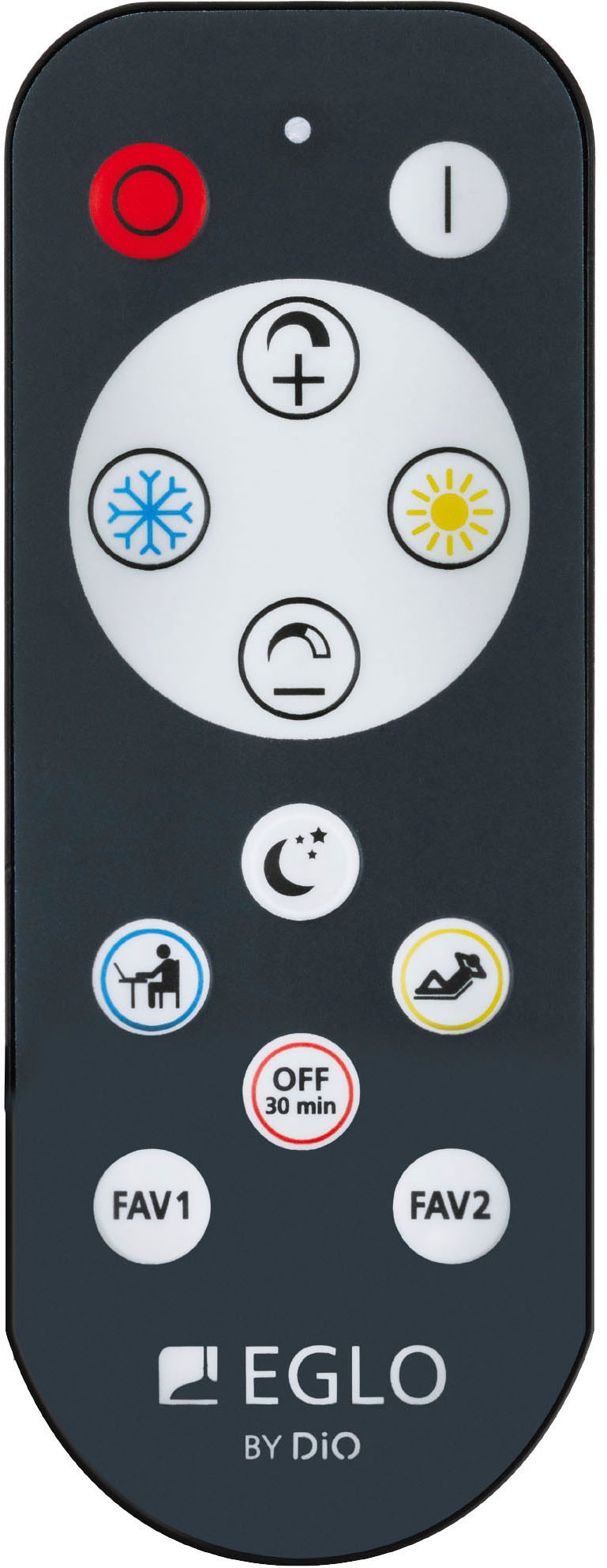 EGLO Deckenleuchte »ULISANO« LED-Modul 1 Stk. warmweiß - kaltweiß Deckenleuchte in schwarz aus Alu, Stahl - 21W - warmweiß - kaltweiß