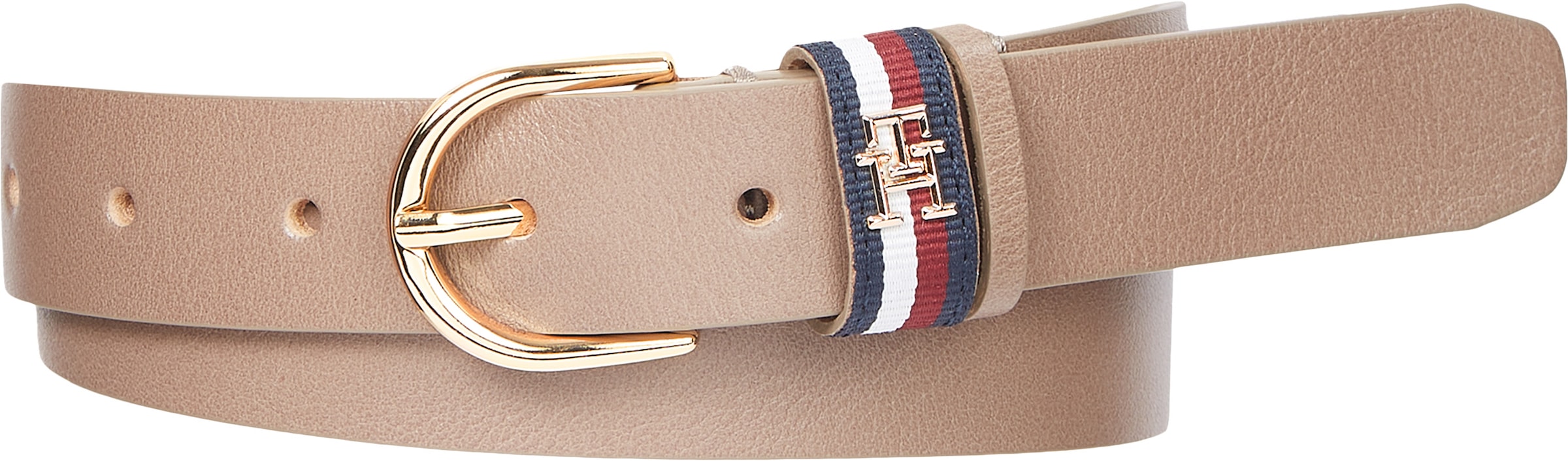 Tommy Hilfiger Ledergürtel »ESSENTIAL EFFORTLESS CORP 2.5«, mit Logoprägung