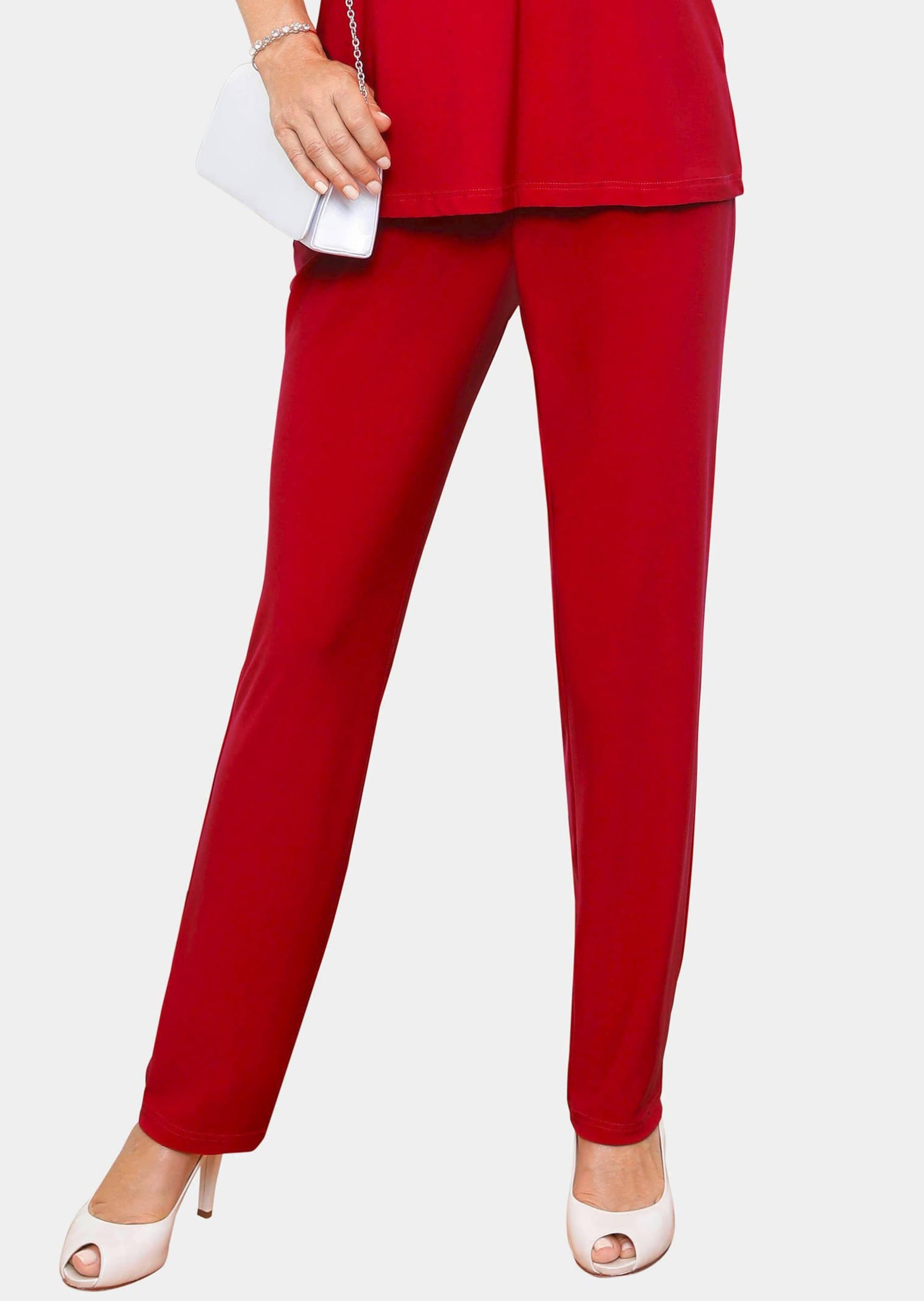 GOLDNER Schlupfhose »Trageangenehme Jerseyhose Martha mit Bundfalten«