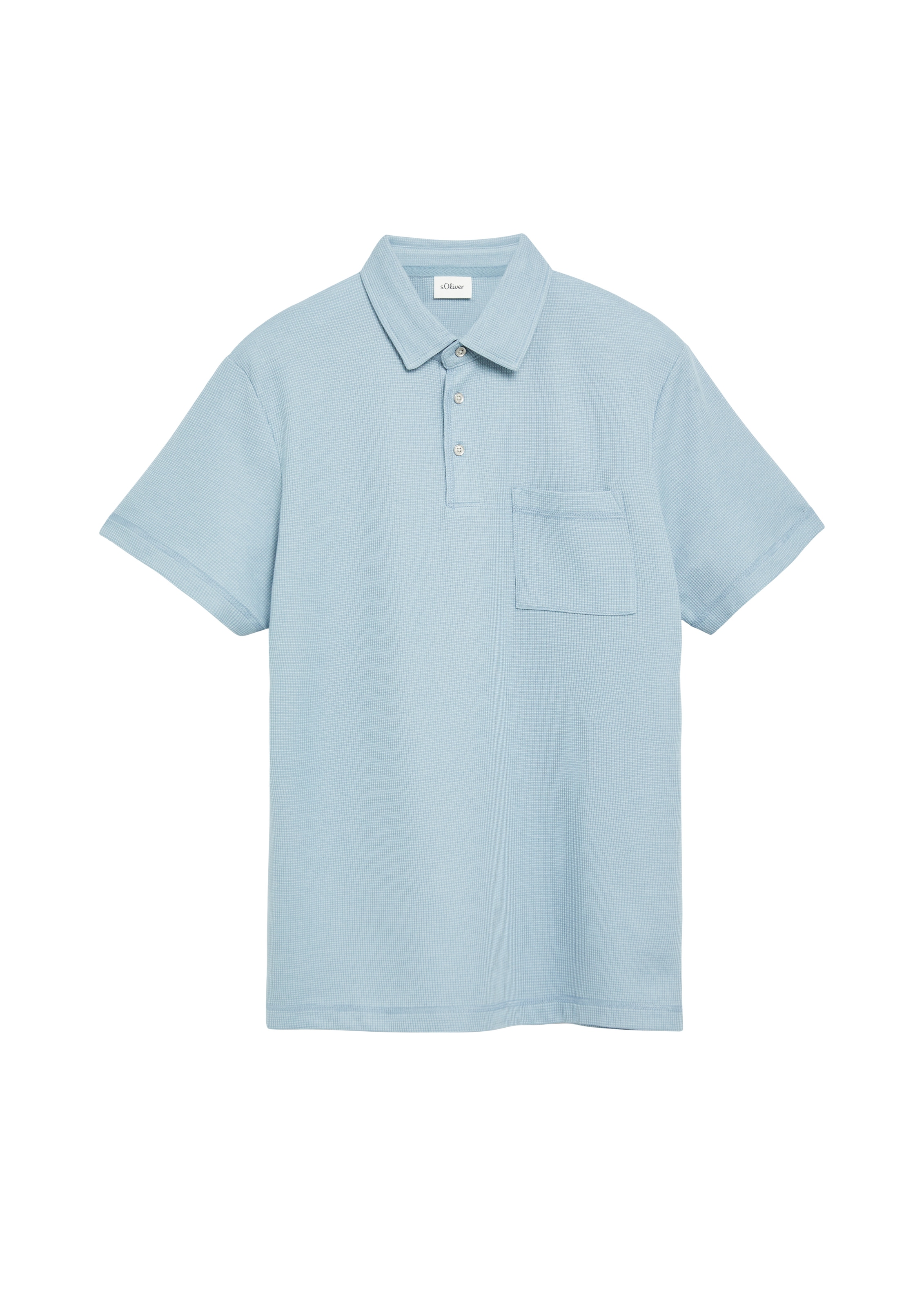 s.Oliver Poloshirt Sommer-Shirt mit Brusttasche