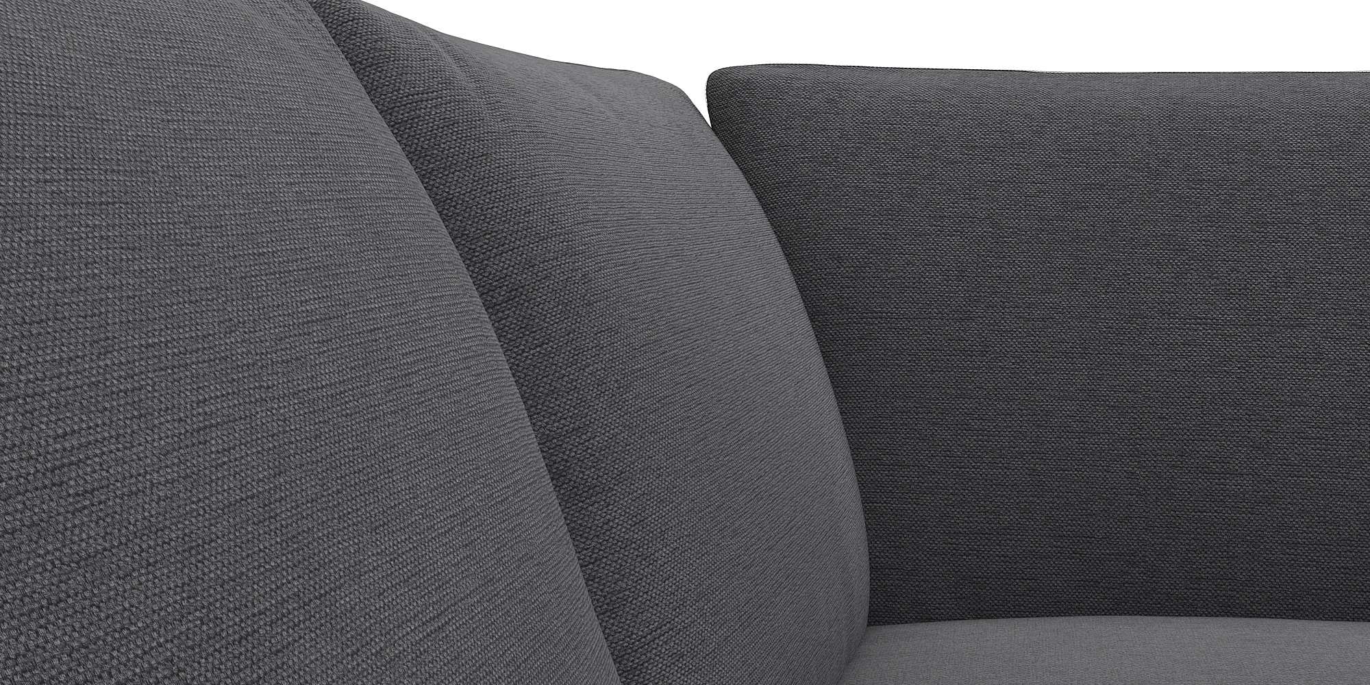 FLEXLUX Ecksofa »Fiore, super Sitzkomfort durch Kaltschaum im Sitz, L-Form«, schmale Armlehnen, Füße Alu+ Eiche