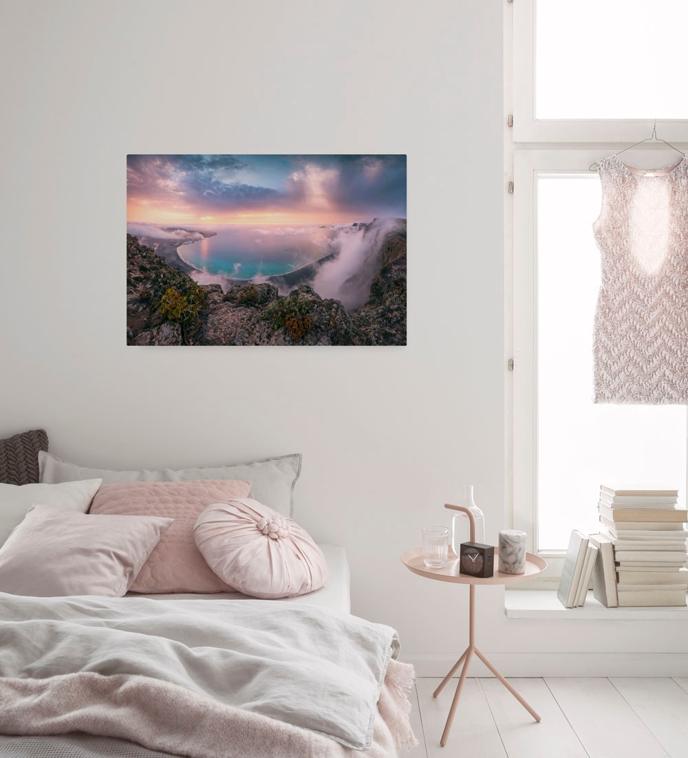 Leinwandbild »Keilrahmenbild - Coastal Paradise - Größe 90 x 60 cm«,...