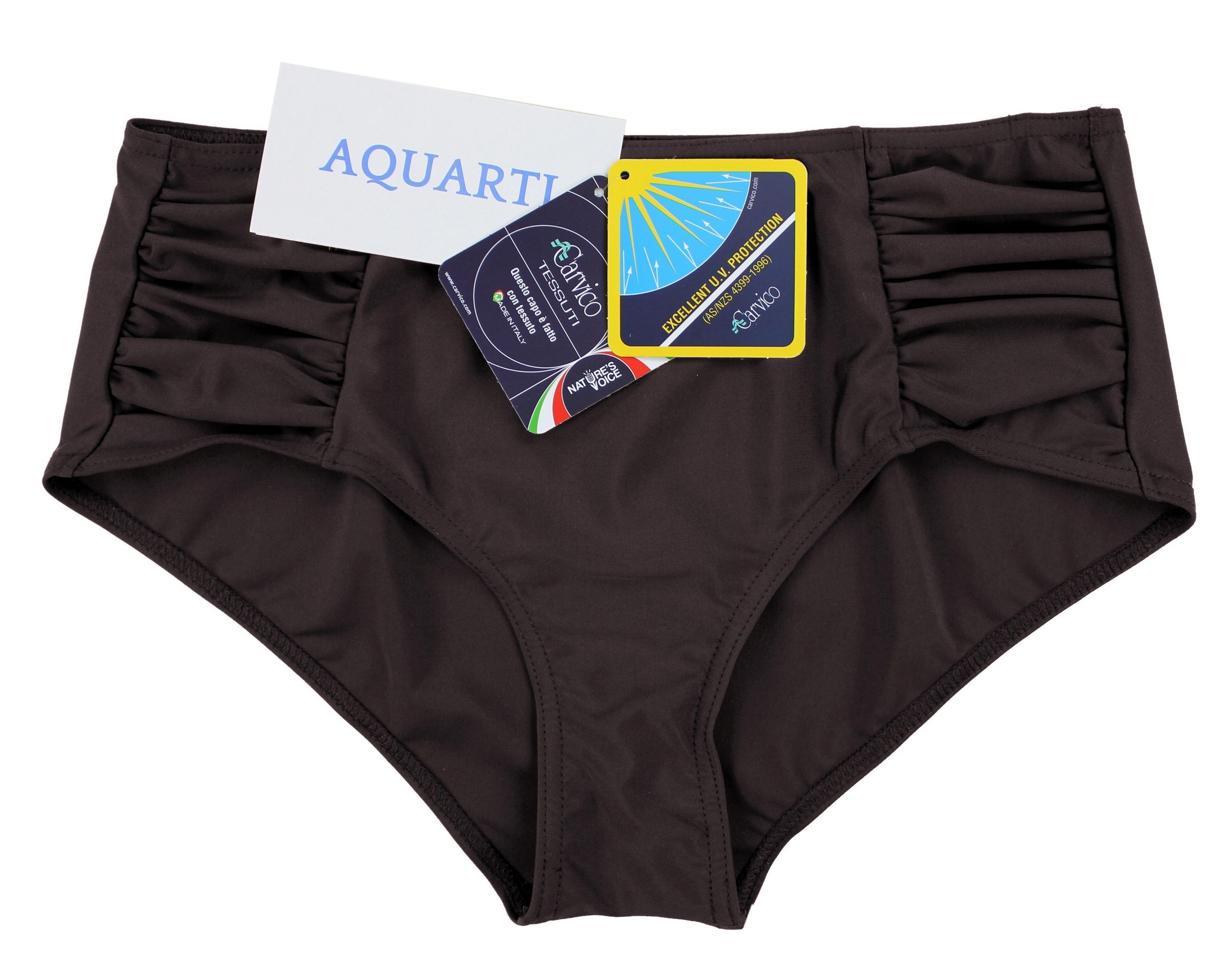 AQUARTI Bikini-Hose »Bikinihose Aquarti Damen Bikinihose mit seitlichen Raffungen«