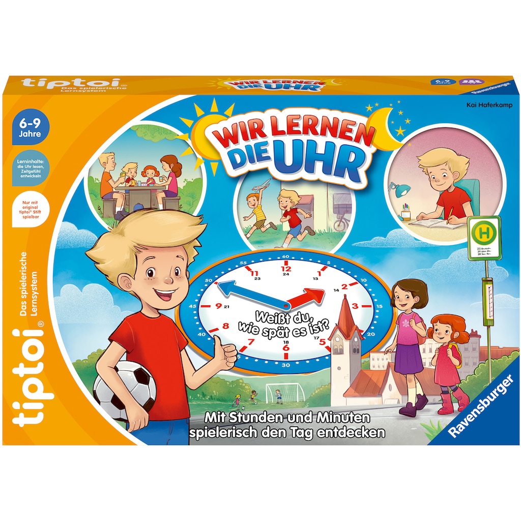 Ravensburger Spiel »tiptoi® Wir lernen die Uhr«