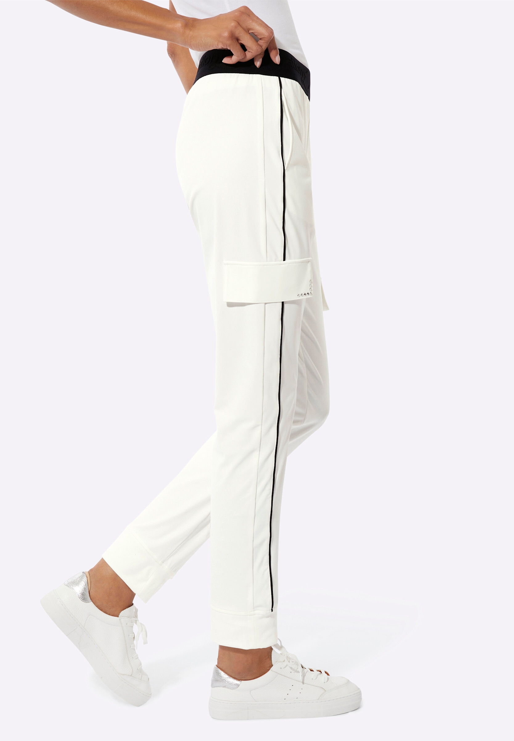 creation L Jogger Pants »Jogpants Jogg Pants mit Oberschenkel-Taschen«