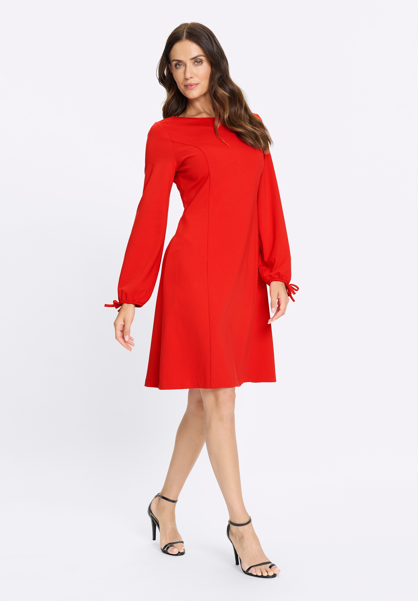 heine Shirtkleid »Jersey-Kleid Jerseykleid mit Ballonärmeln« Ohne Taschen
