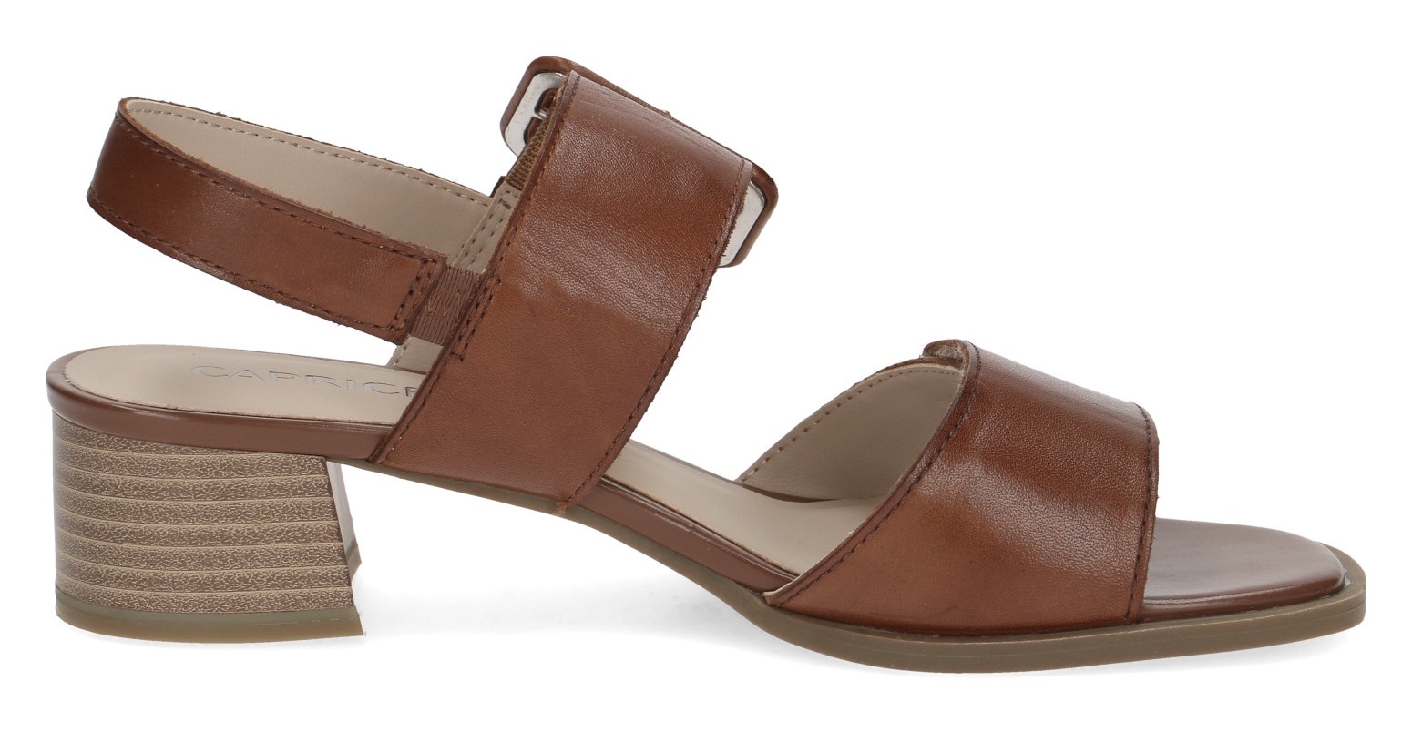 Caprice Sandalette, Blockabsatz, Riemchensandale, Businessschuh, verstellbarer Schnalle