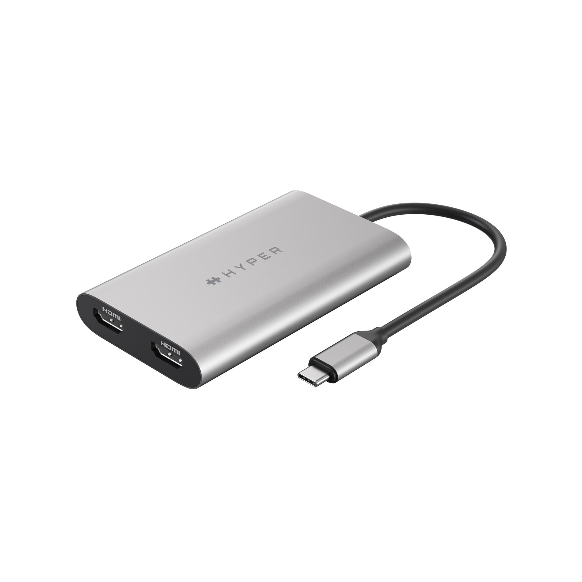 HDMI-Adapter »HyperDrive Dual 4K HDMI Adapter für M1/M2/M3 MacBook«, USB-C zu 2x HDMI