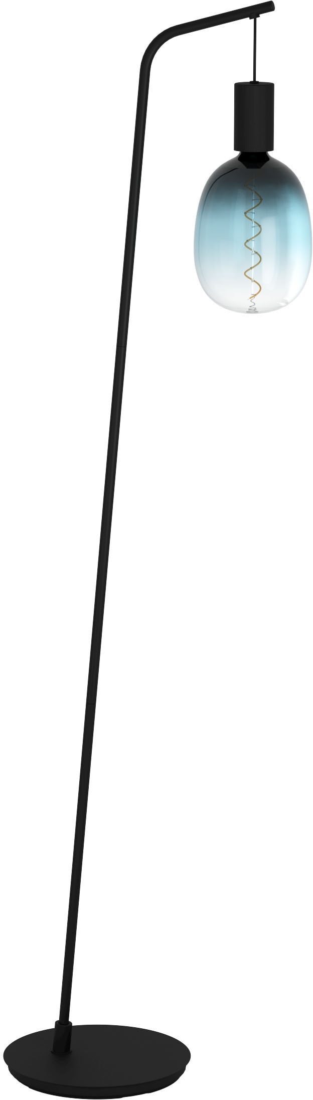 EGLO Stehlampe »CRANLEY«, Stehleuchte in schwarz aus Stahl - exkl. E27 -  1X40W online bei OTTO