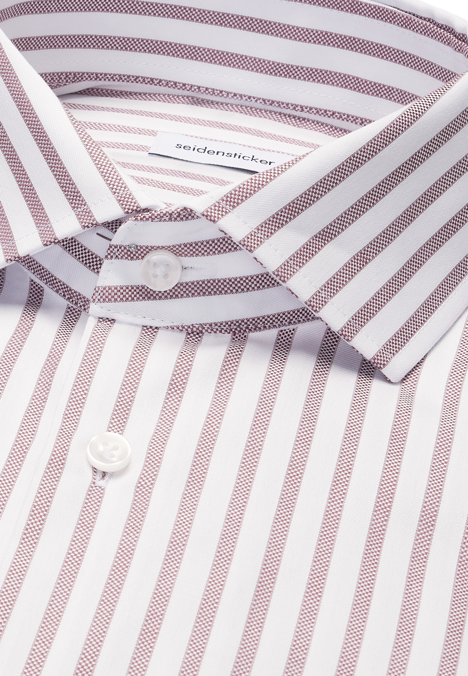seidensticker Businesshemd »Schwarze Rose« Regular 1/1 Kentkragen Gestreift