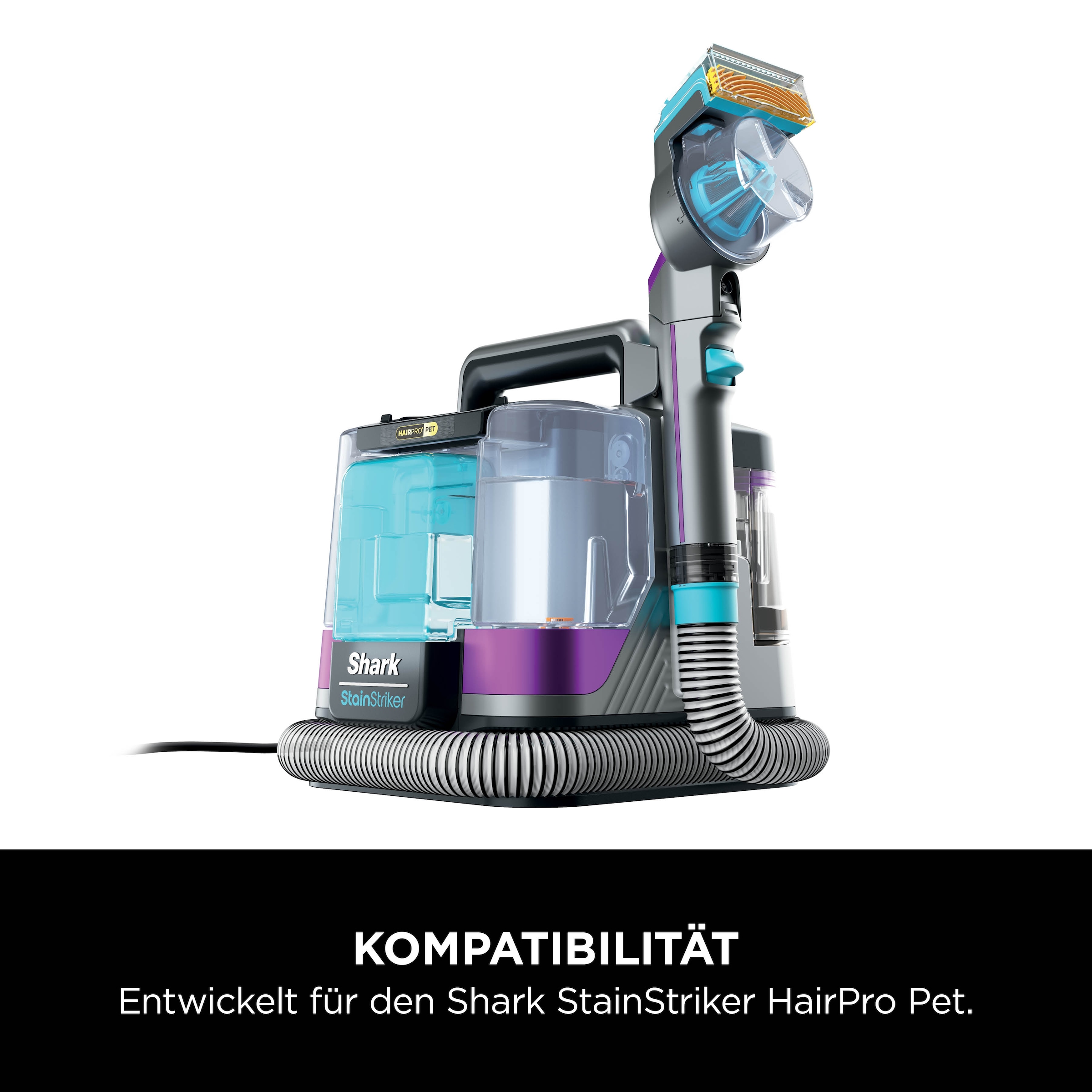 Shark Wasch-Sauger »PX250EUT Shark StainStriker HairPro« Inklusive 4 Spezialaufsätzen