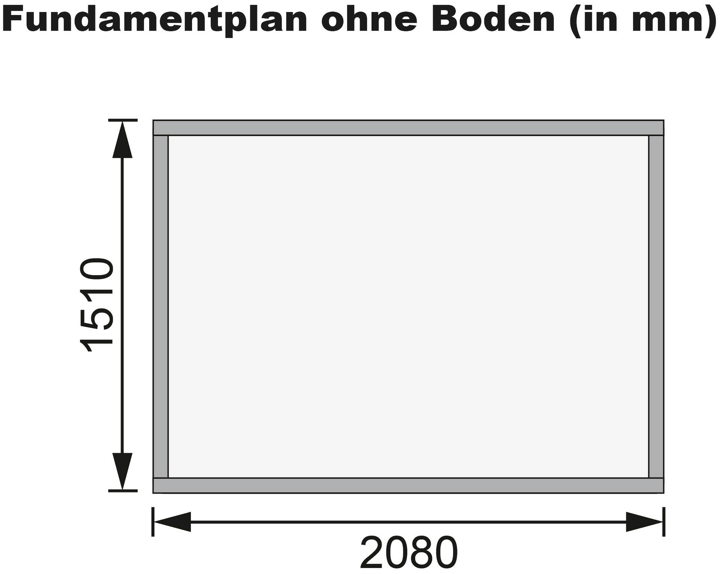 Karibu Gartenhaus »Baggersee 2«