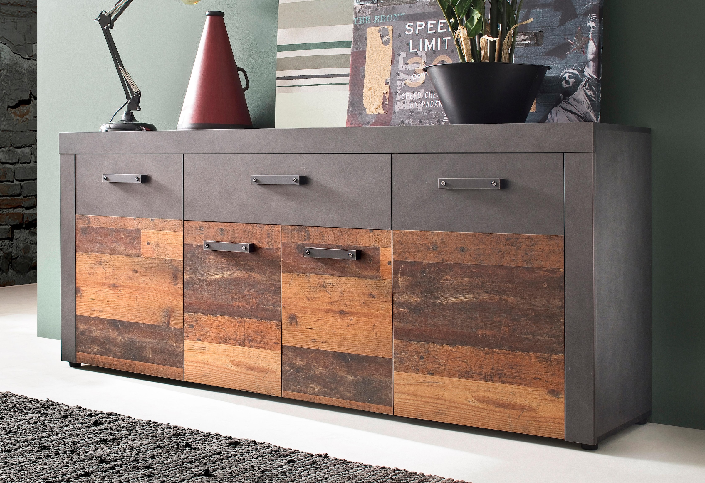 INOSIGN Sideboard »Ilana«, moderner Industrial Style bei OTTO