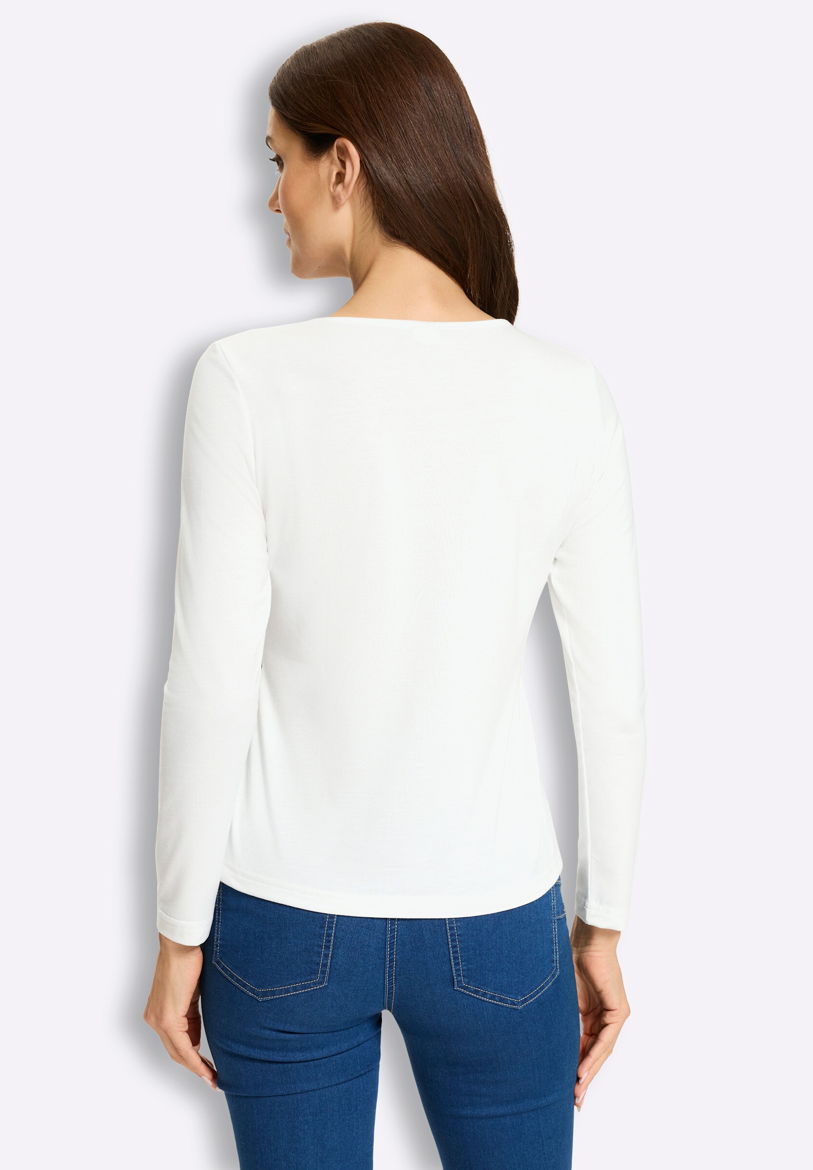 heine T-Shirt »Druck-Shirt Langarmshirt«