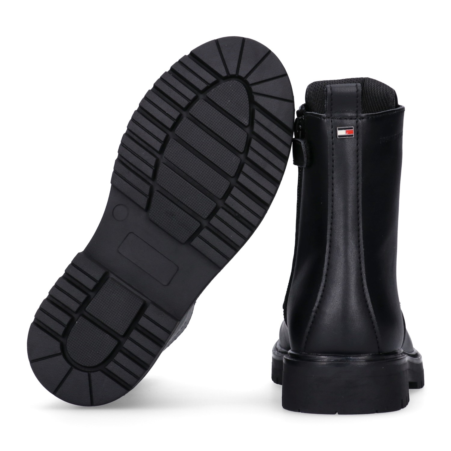 Tommy Hilfiger Schnürboots  Biker Boots, Winterboots mit Blockabsatz